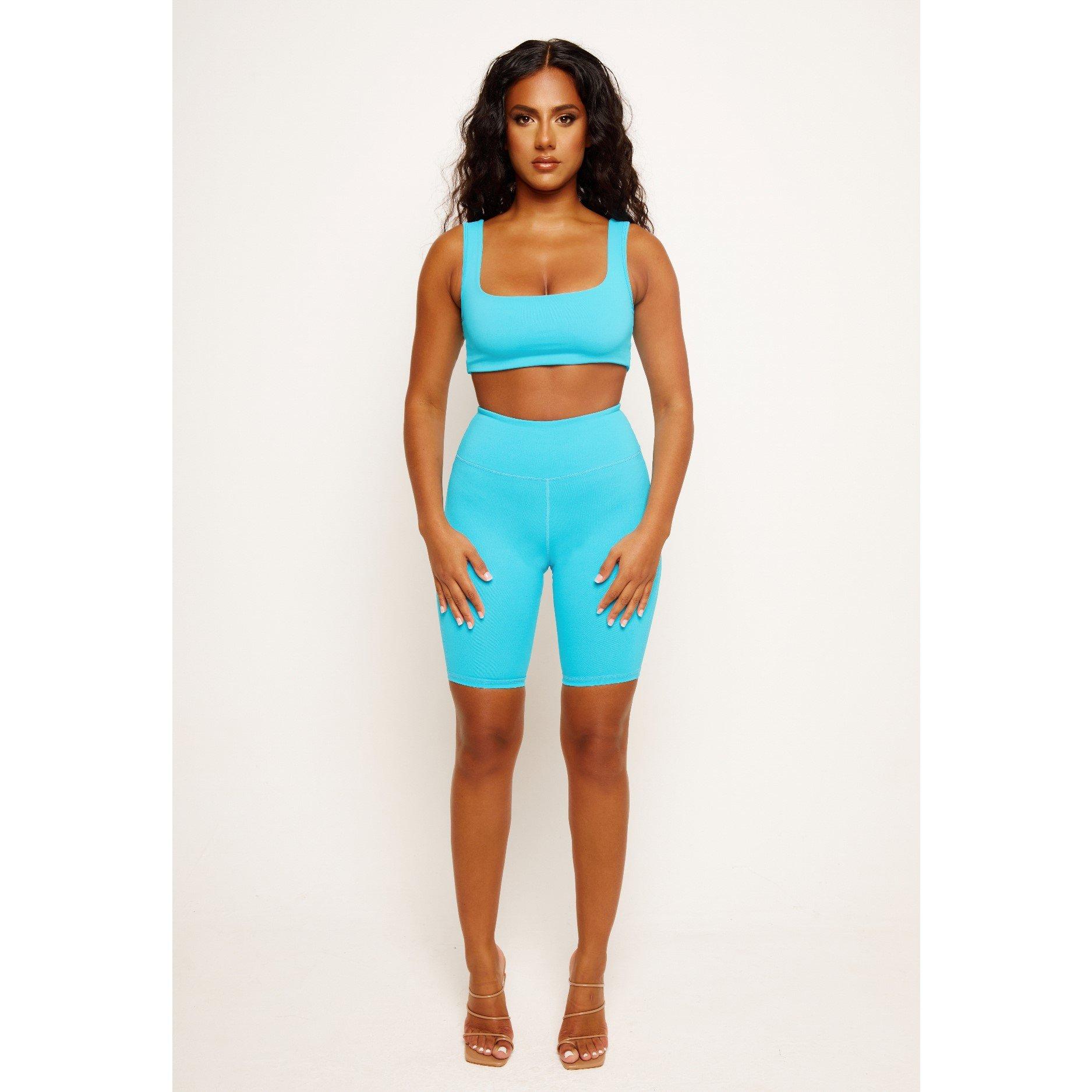 Turquoise - Honeyz - Women's Cycling Shorts - 2