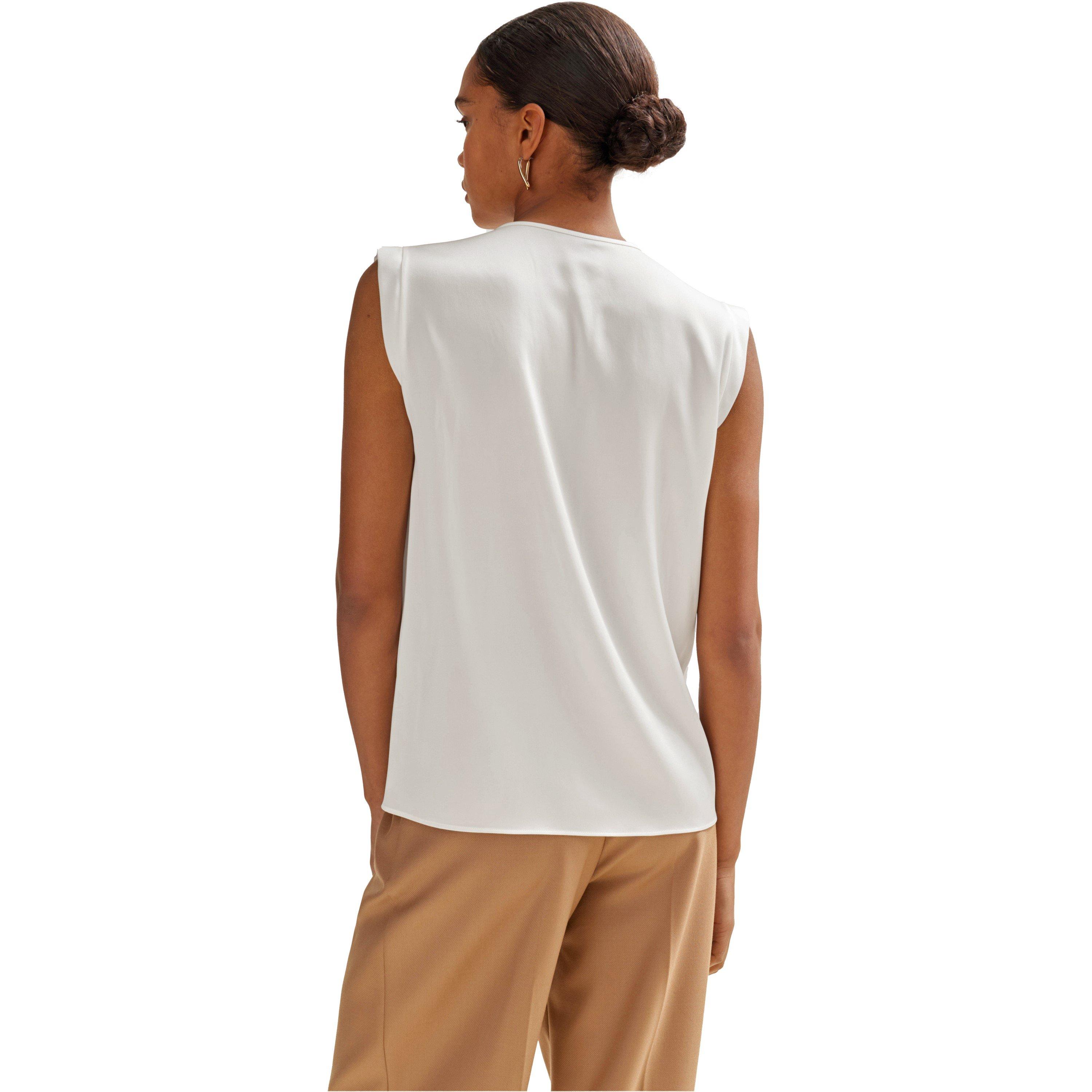 Open White - Boss - Women's Binalli Short-Sleeve Blouse - 2