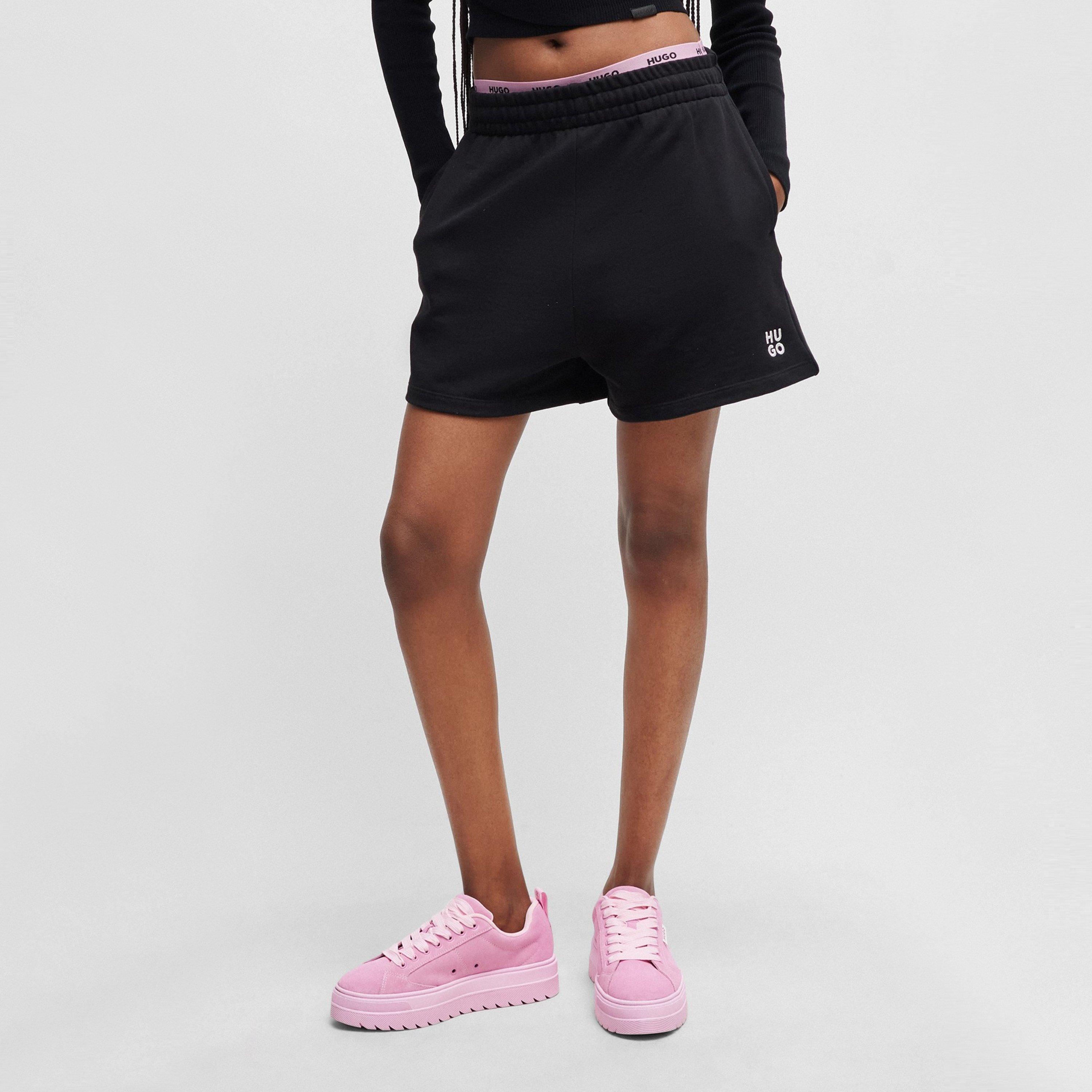 Black - Hugo - Narondia Fleece Shorts - 2