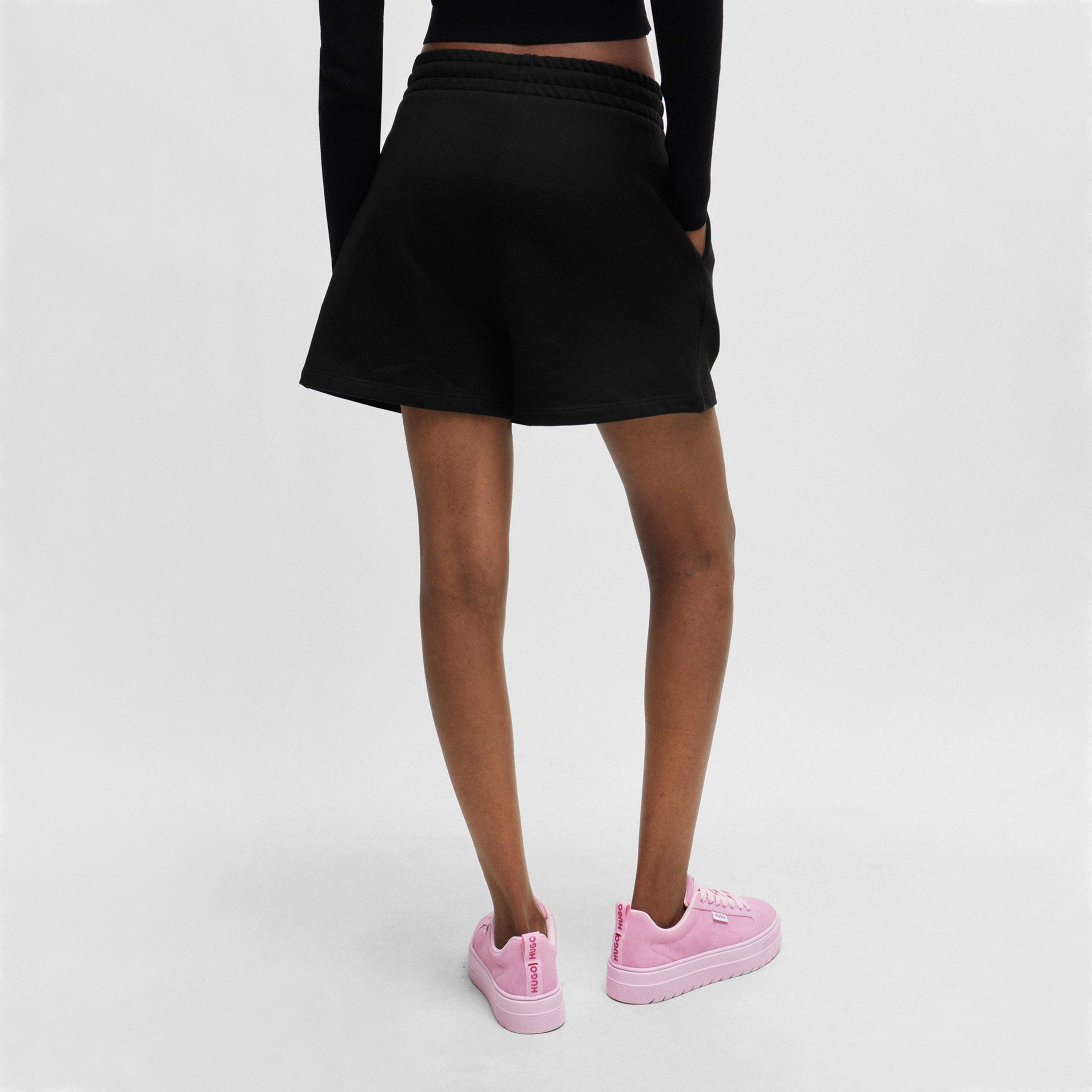 Black - Hugo - Narondia Fleece Shorts - 3