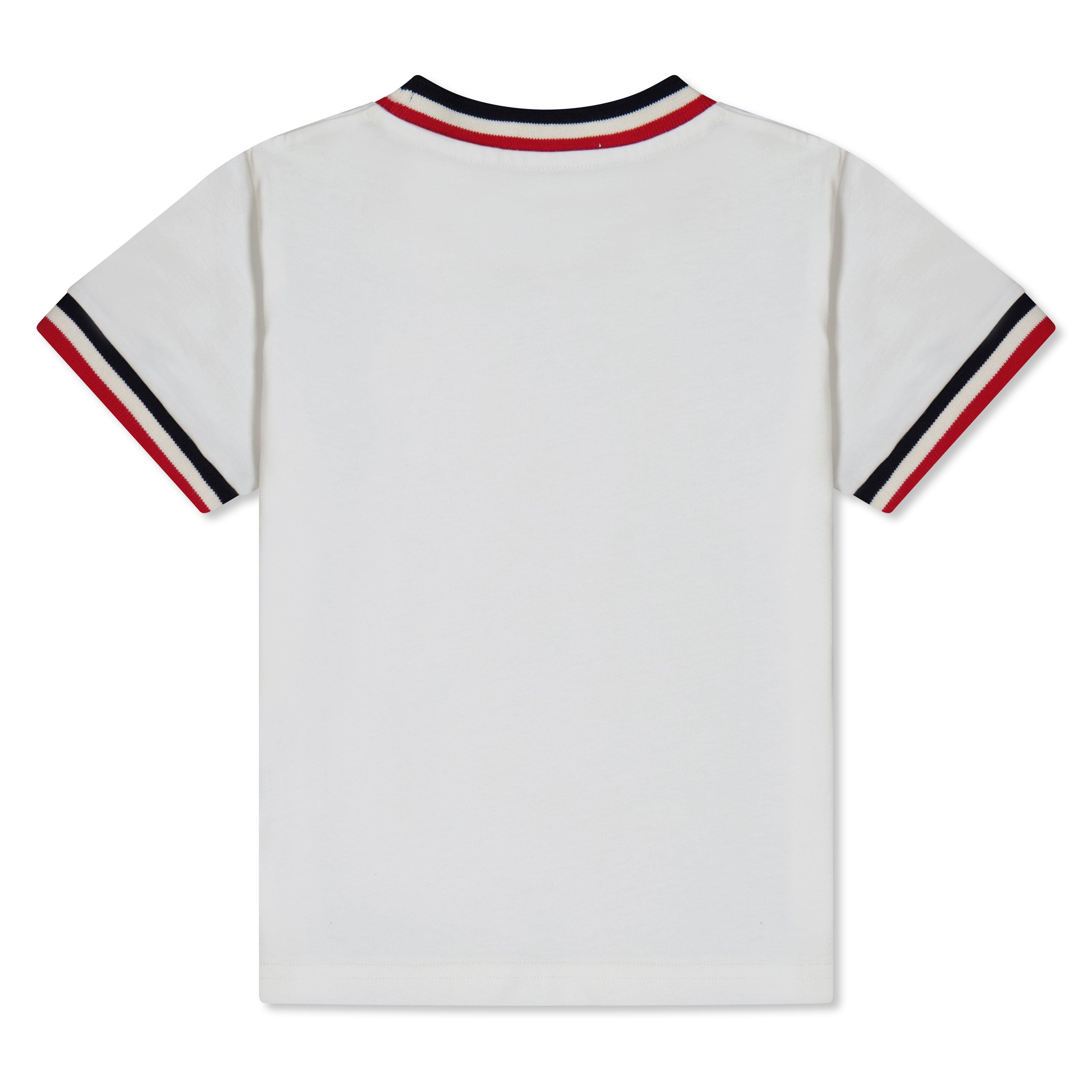 White 034 - Moncler - Tricolour T-Shirt - 2