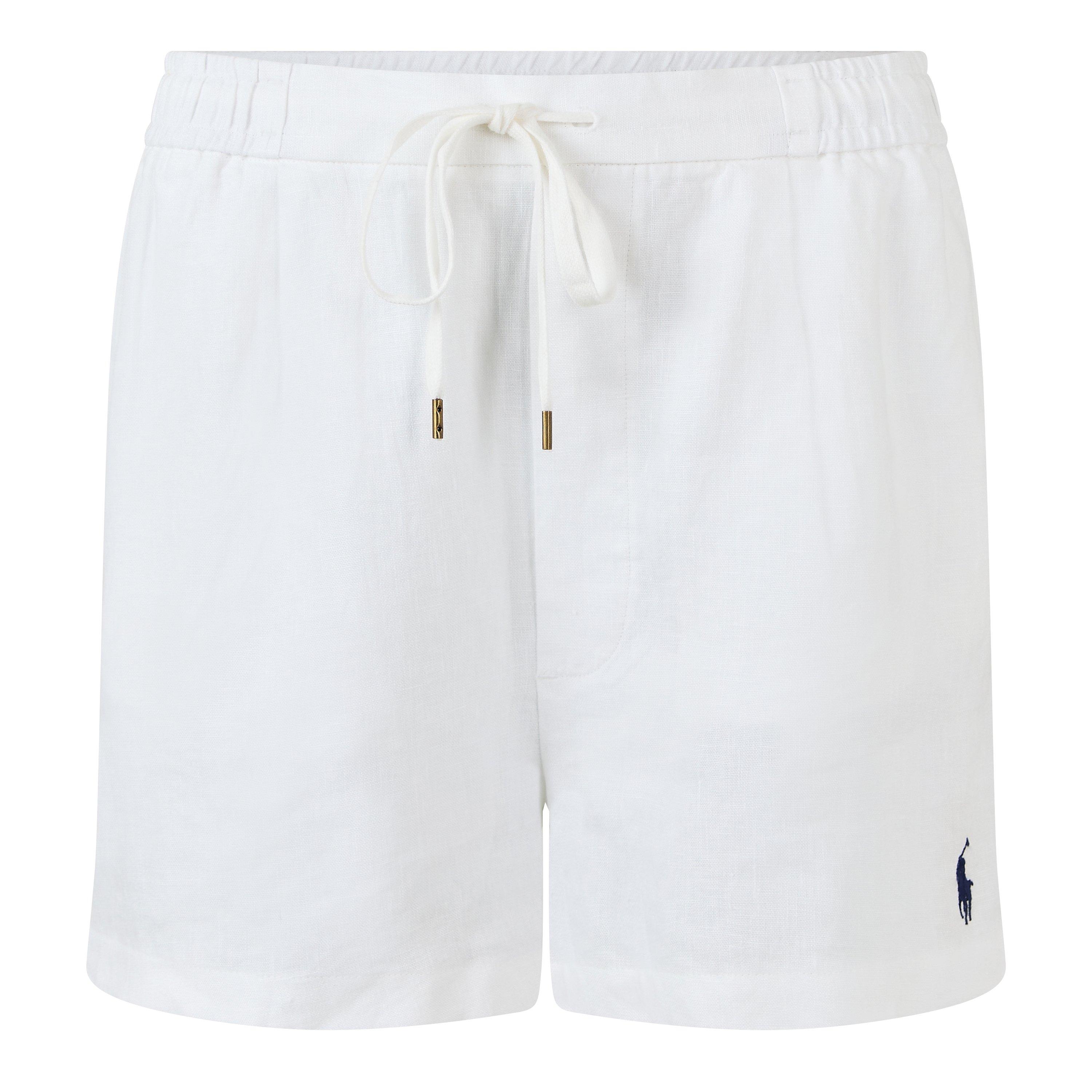 WHITE - Polo Ralph Lauren - Women's Woven Tracksuit Shorts - 1