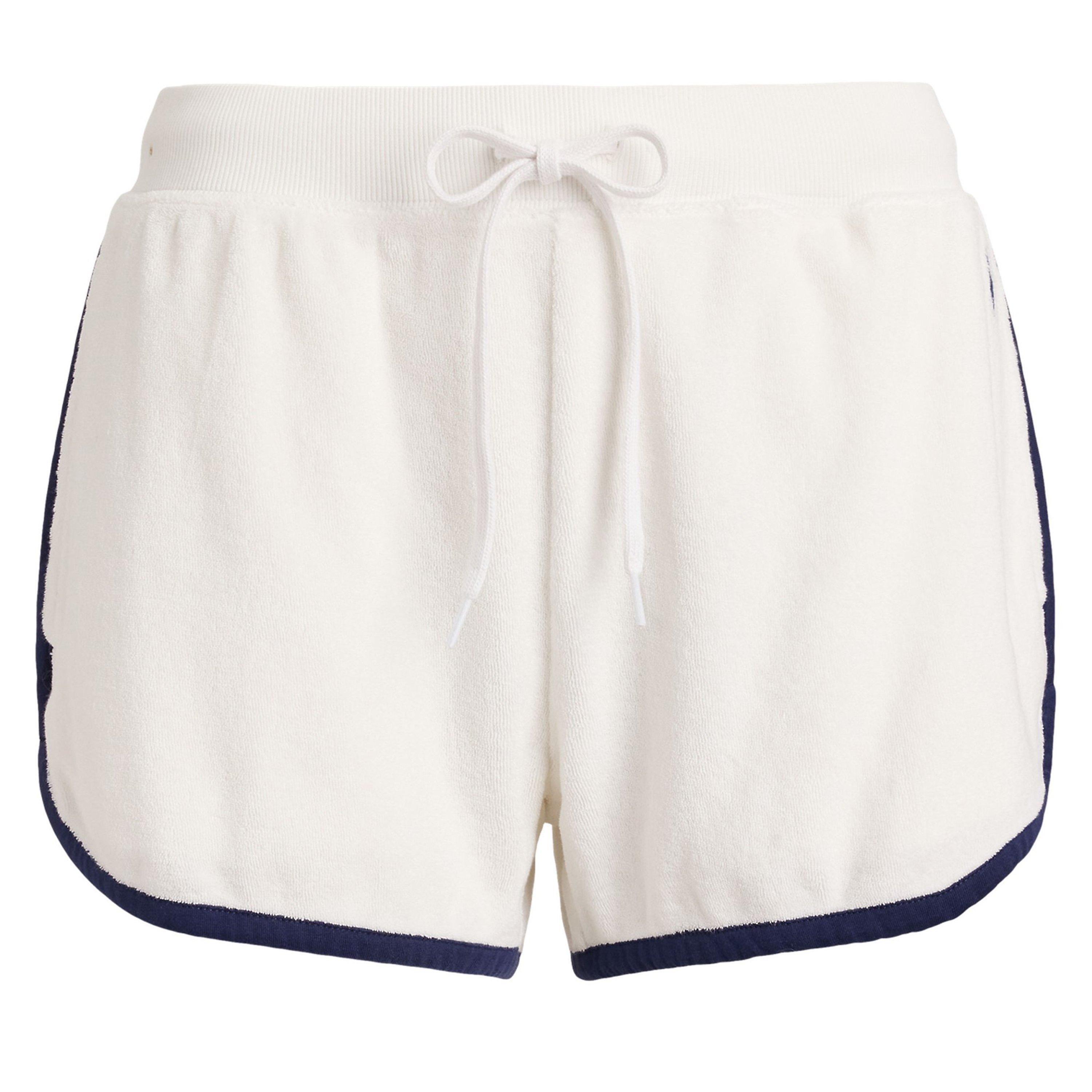 Polo Ralph Lauren Women's Woven Tracksuit Shorts - White - 8 (XS)