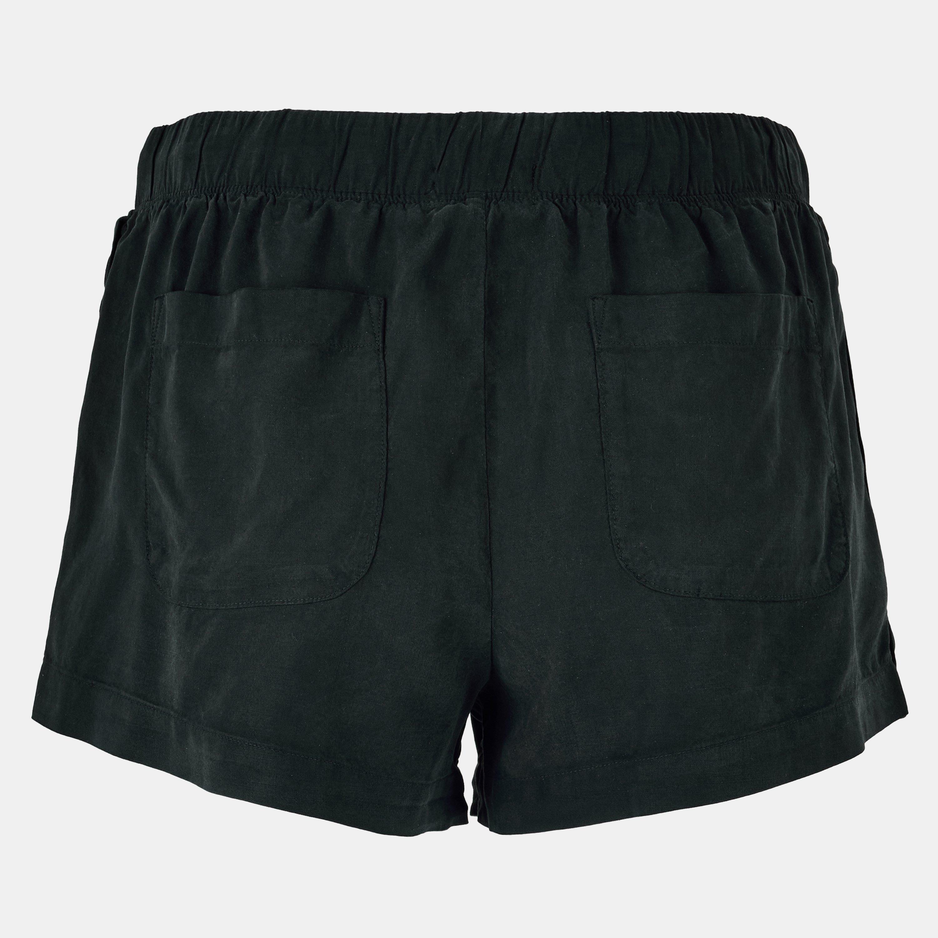 Vintg Black - Bella Dahl - Women's Button Side Tailored Shorts - 2