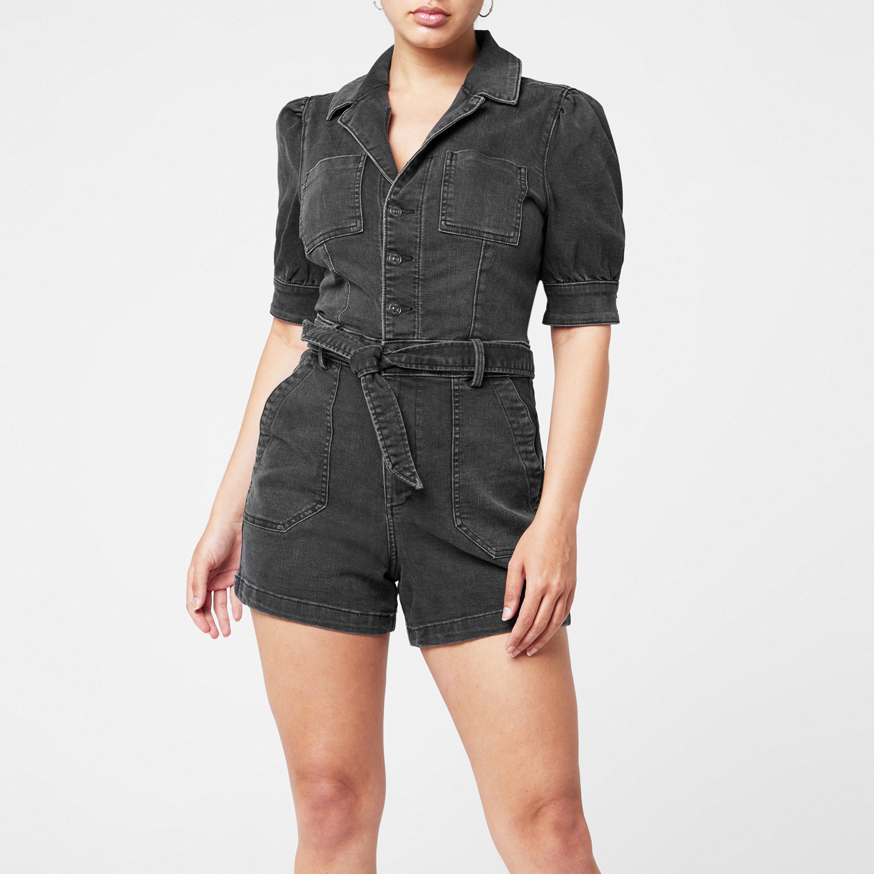 Paige Women's Mayslie Romper - Dark Matter - 4