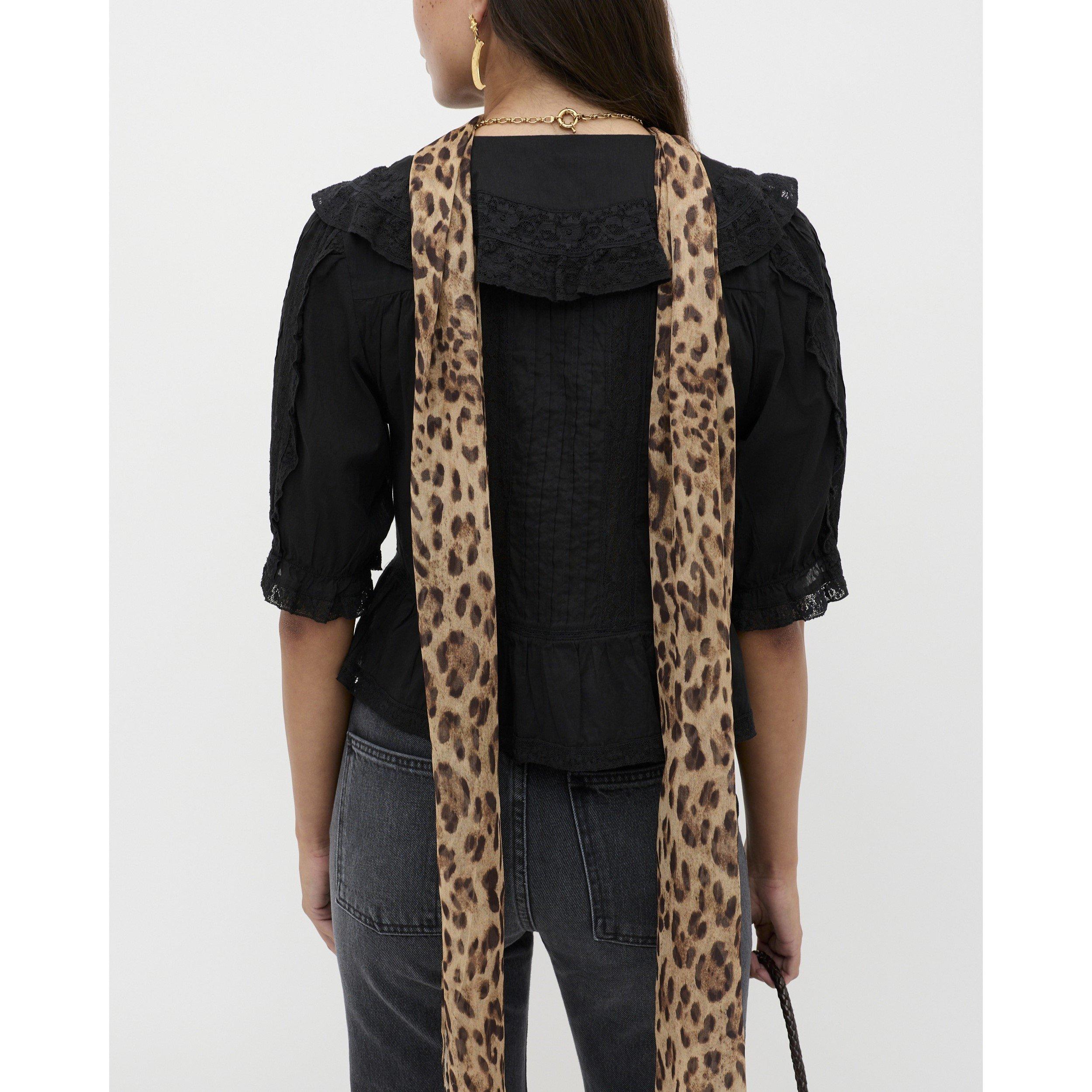 Black - RIXO - Women's Ellery Top Short Sleeve Blouse - 3