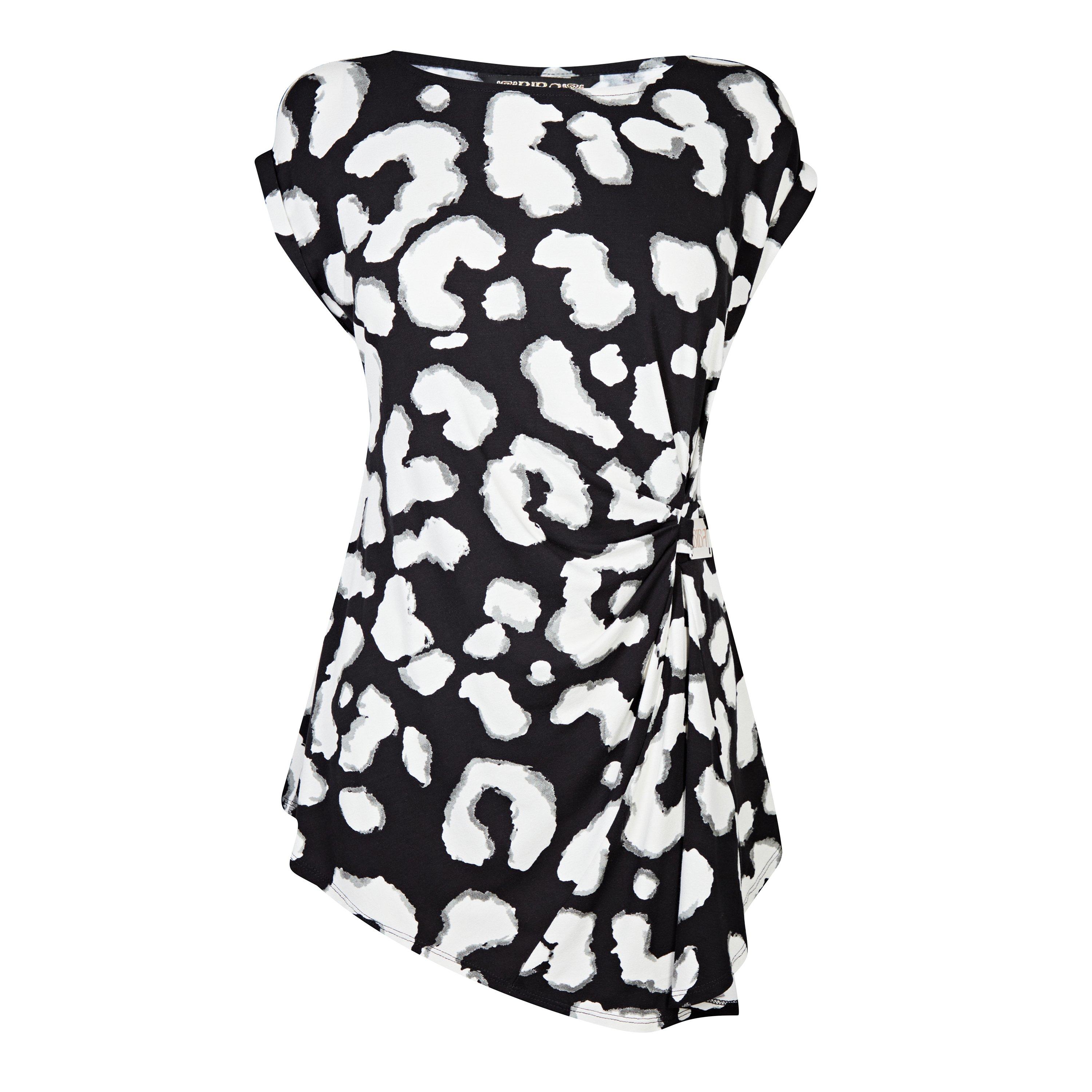 Biba Women's Jersey Trim Short-Sleeve Blouse