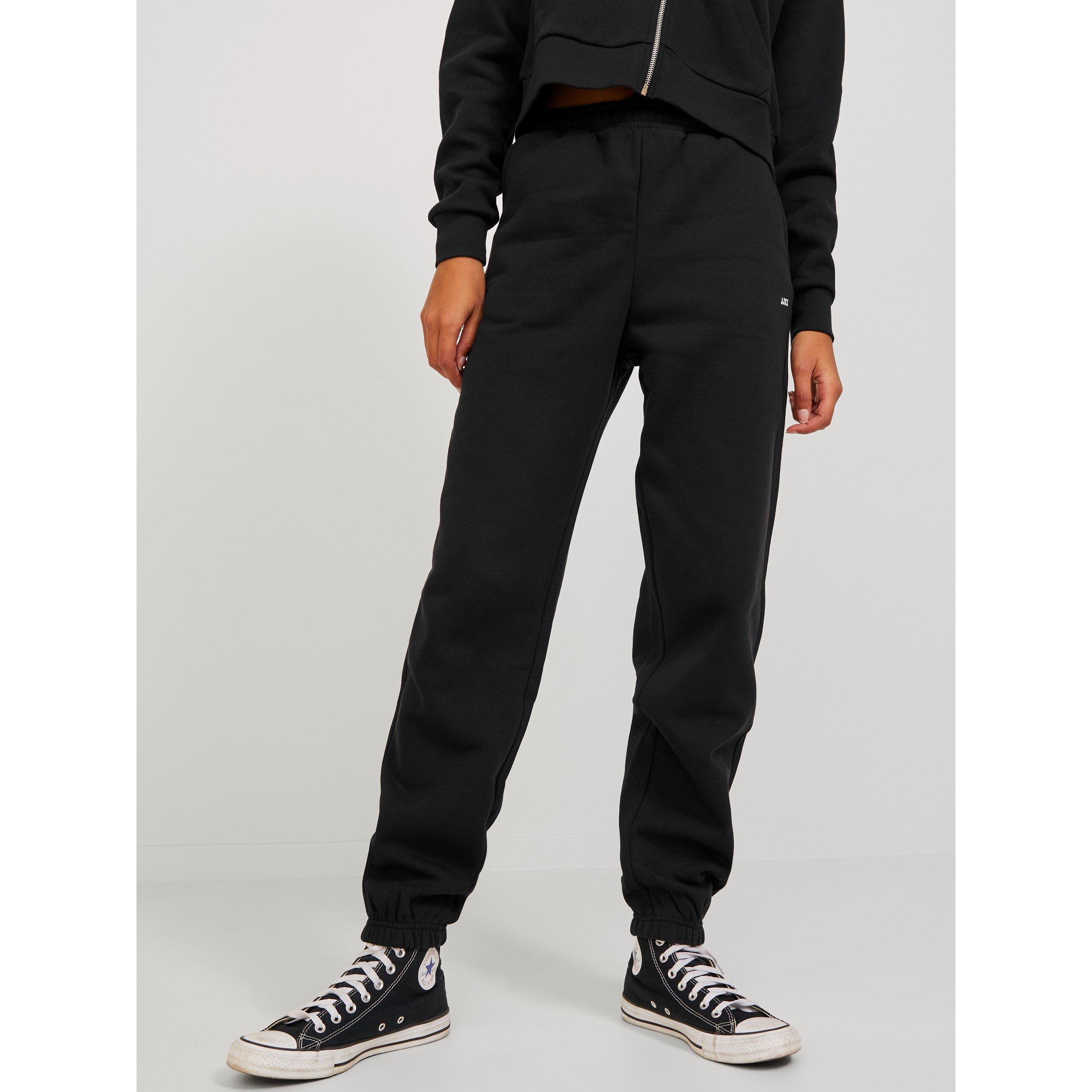 Black - JJXX - Abbie Closed Hem Jersey Joggers - 2