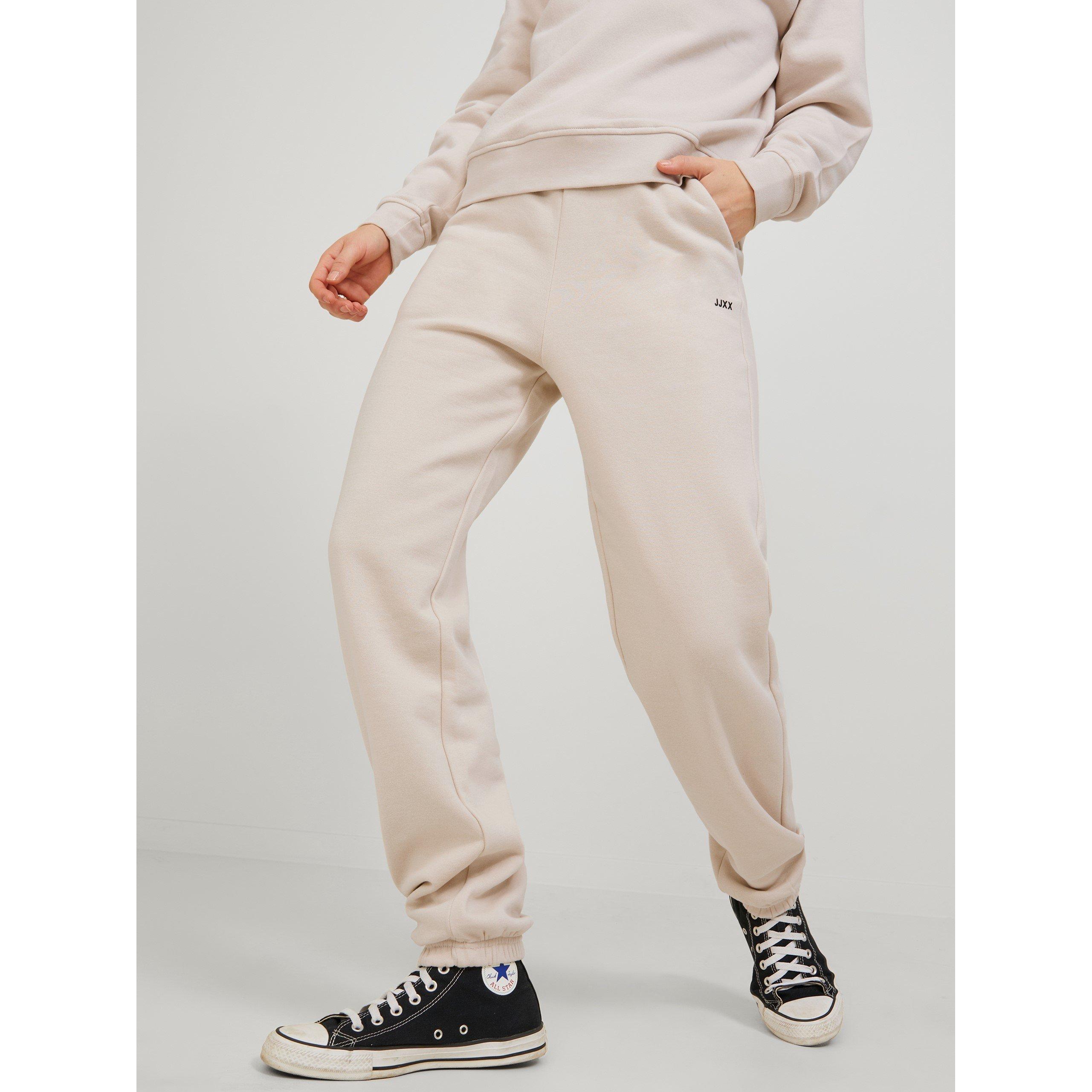 Jjxx Women's Abbie Closed Hem Jersey Joggers - Moonbeam - 14 (L)