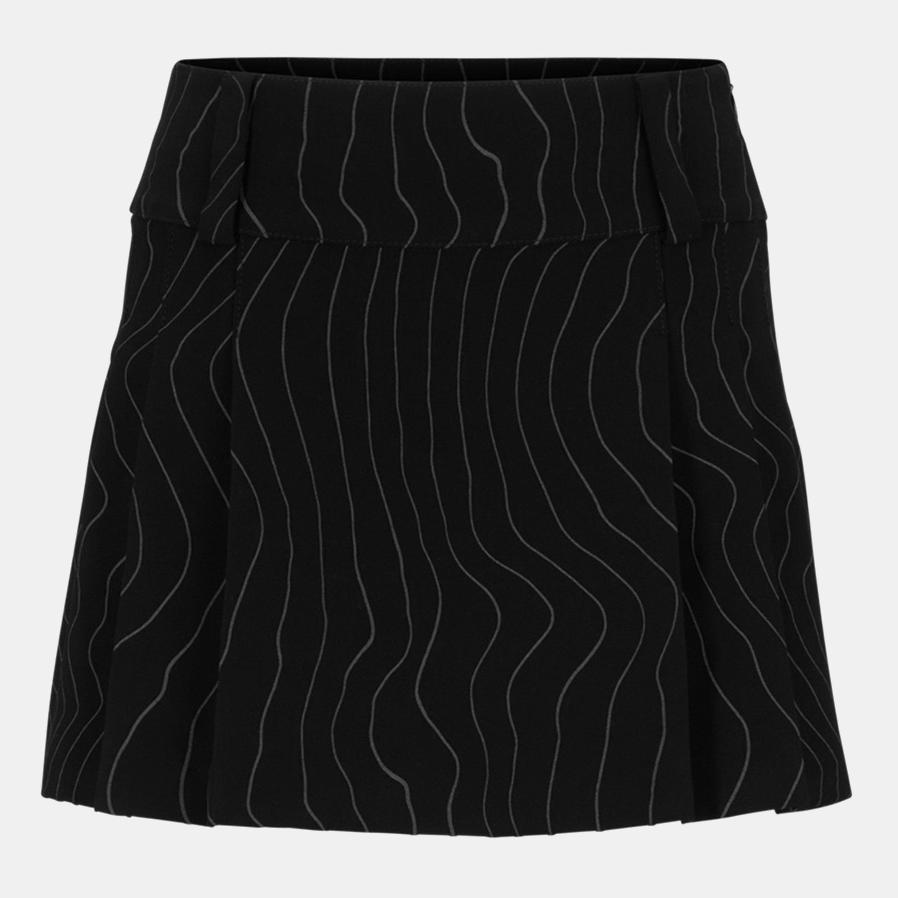 Open Misc - Hugo - X Bella Poarch Pinstripe Mini Skirt - 1