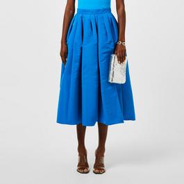 Alexander McQueen Gathered Midi Skirt