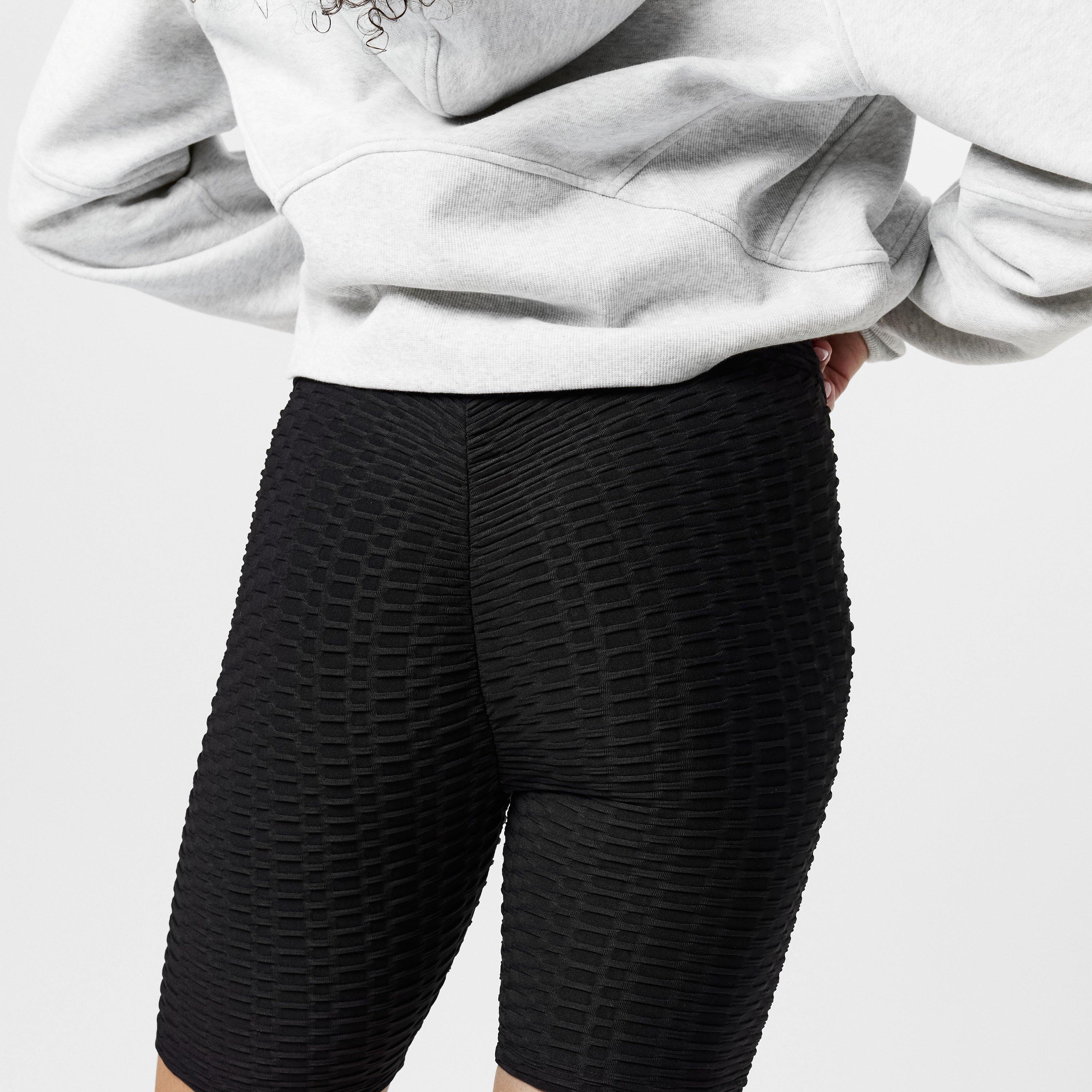Black - Miso - Honeycomb Cycling Shorts - 2