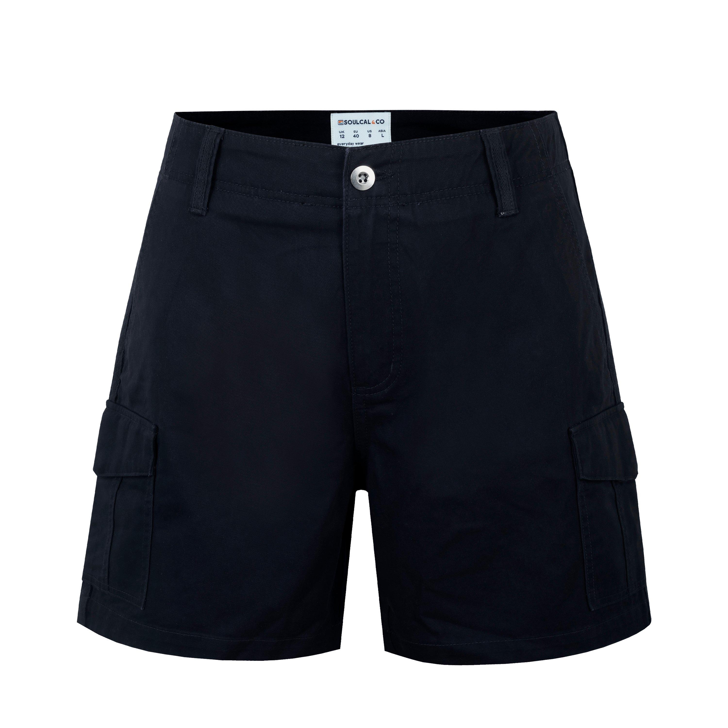 Black - SoulCal - Cargo Short Ladies - 1