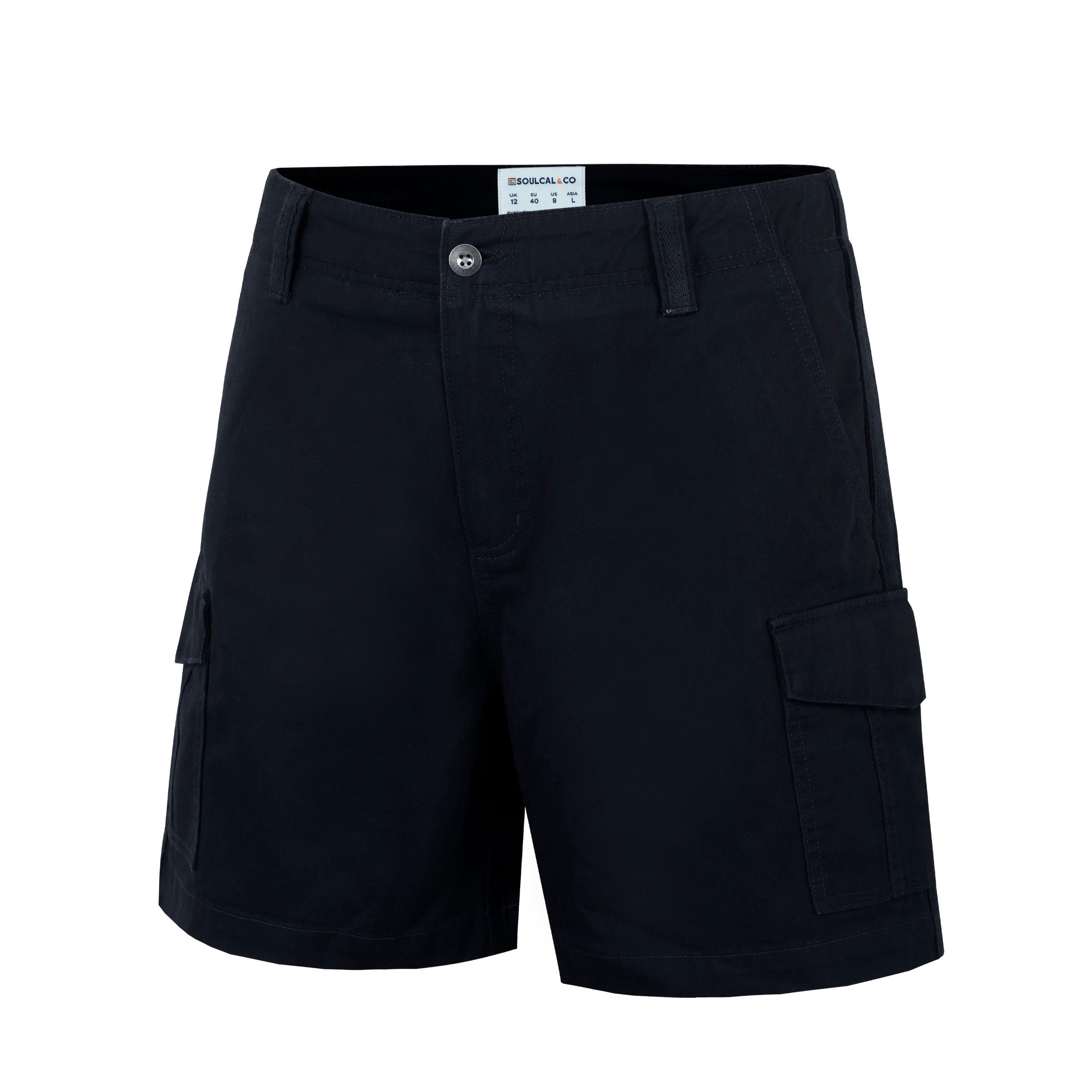 Black - SoulCal - Cargo Short Ladies - 3