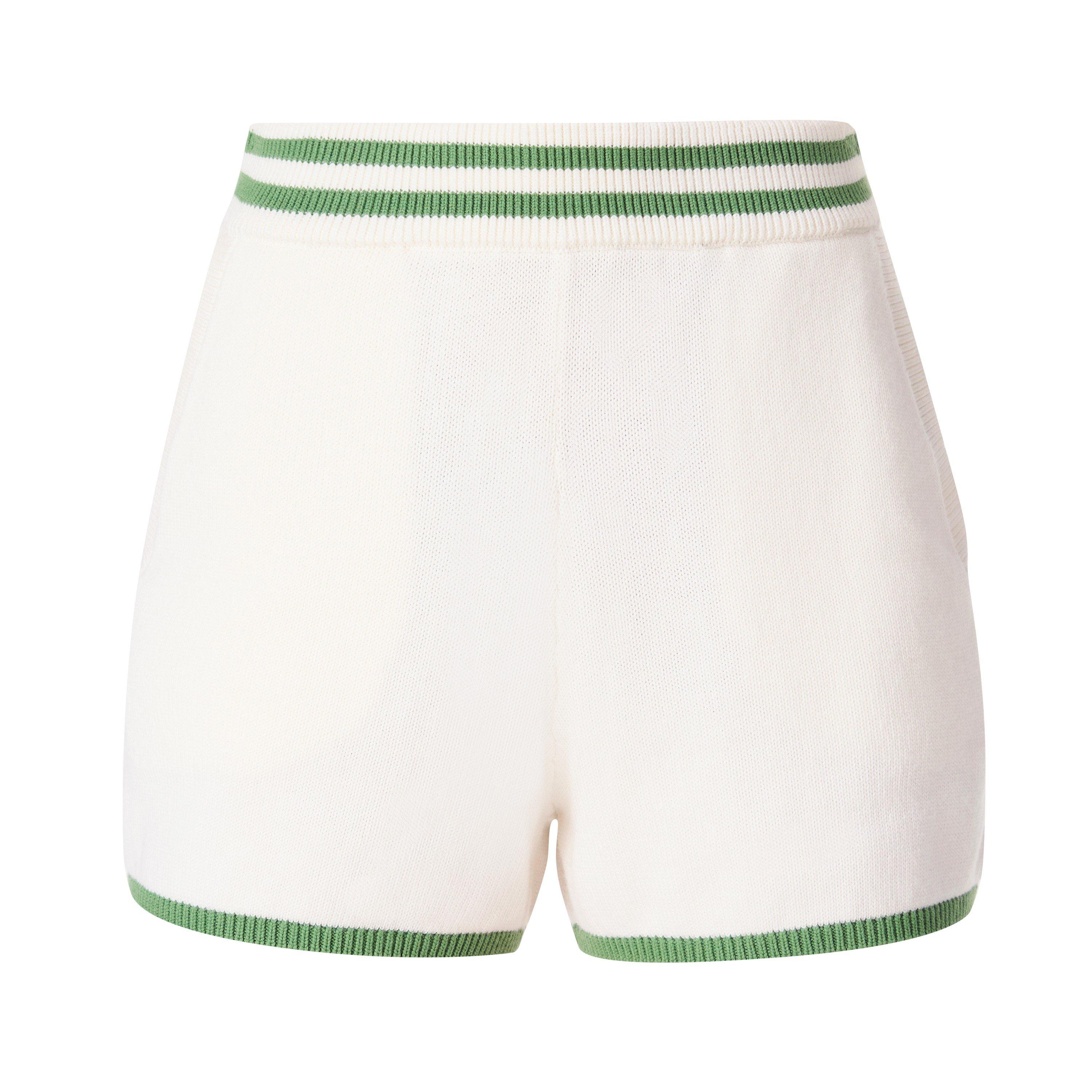 lily white - Sweaty Betty - Women's Fleece Jogger Shorts - 1