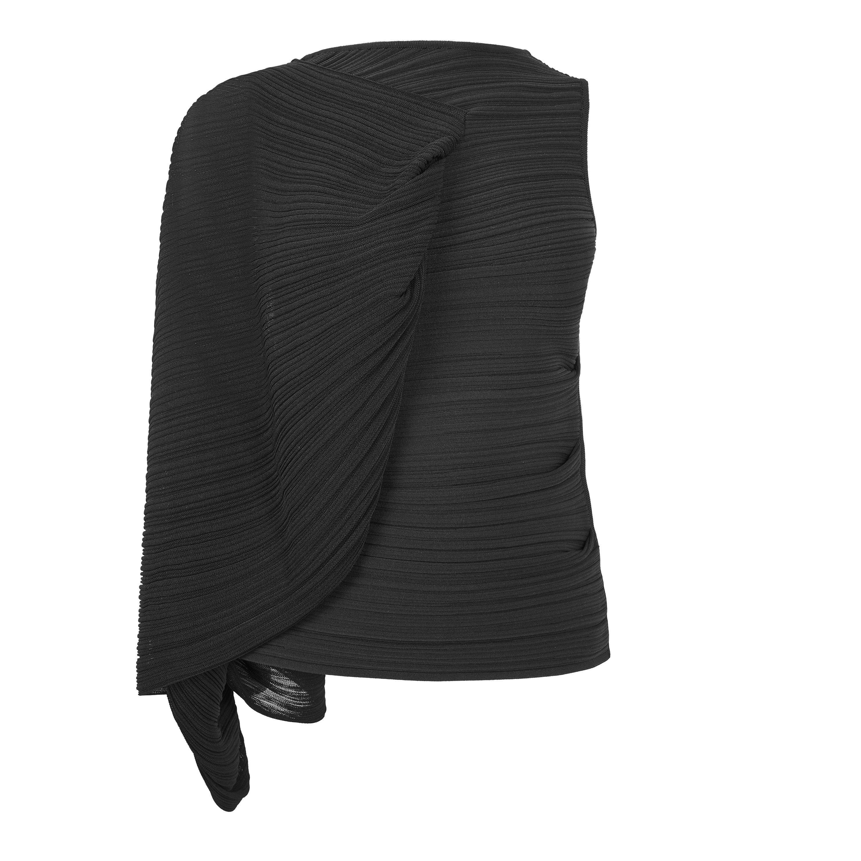 Black - Balmain - Balmain Viscose Top Ld63 - 1