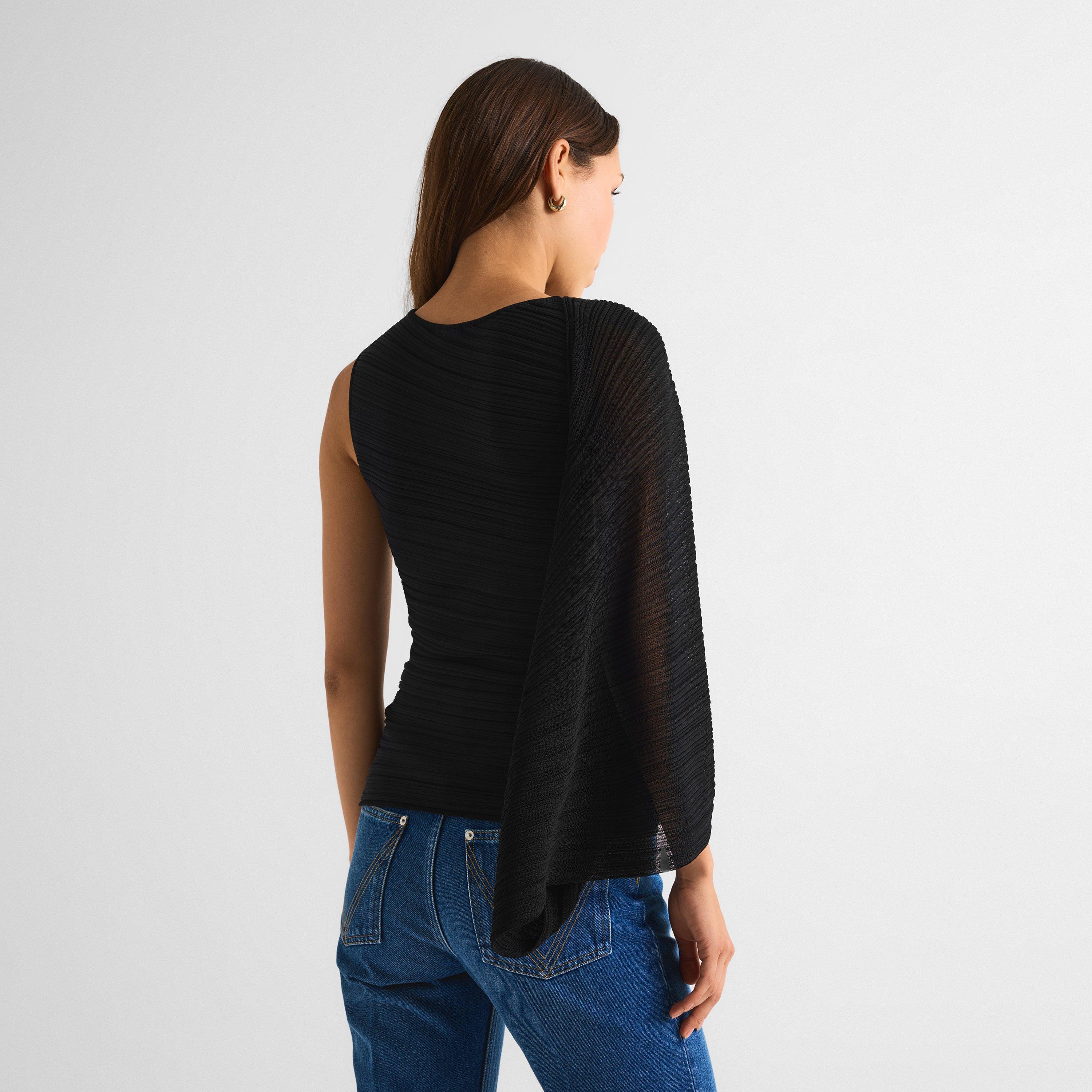 Black - Balmain - Balmain Viscose Top Ld63 - 4