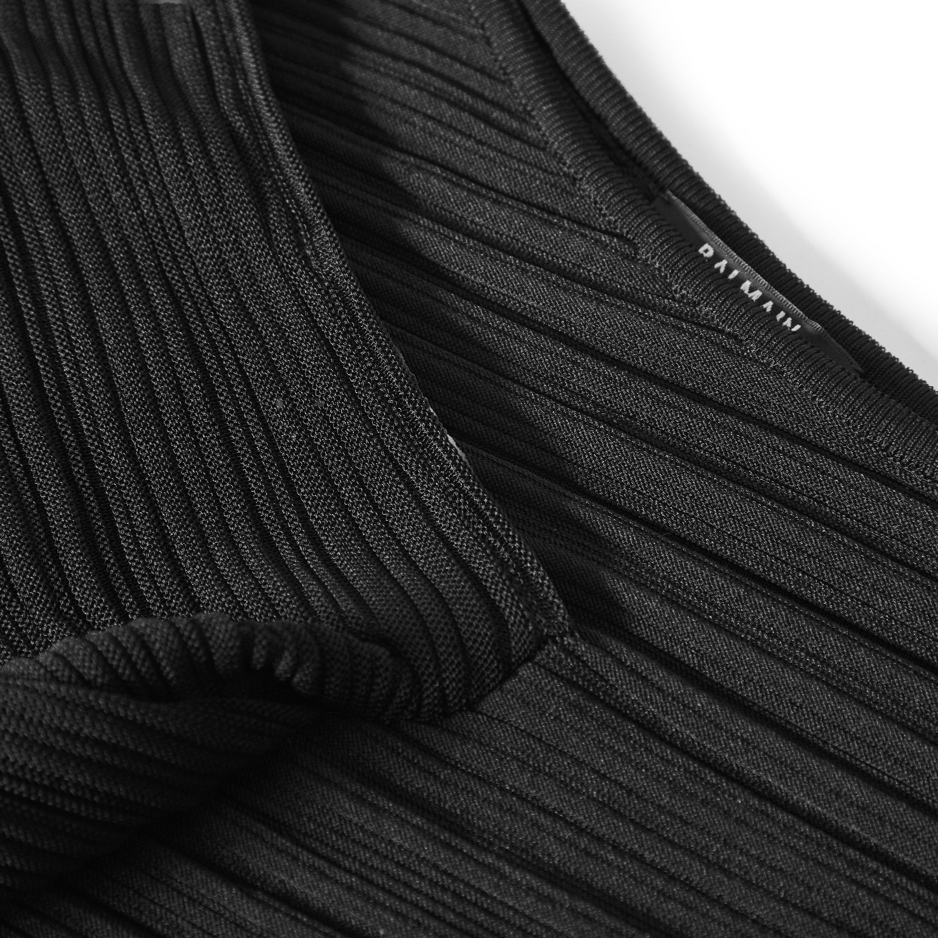 Black - Balmain - Balmain Viscose Top Ld63 - 3