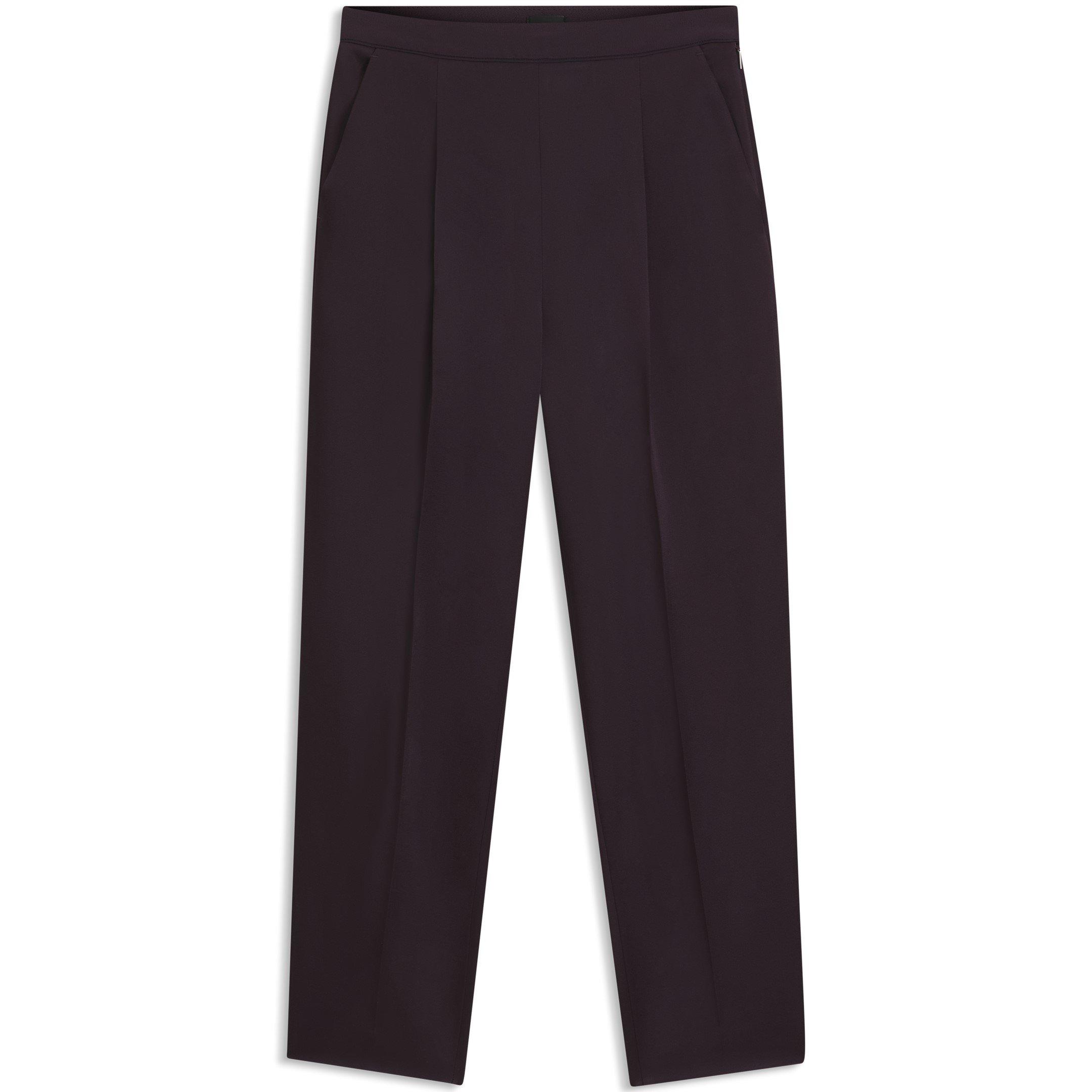Boss Straight Leg Trousers - Open Purple 557 - Size 8 (S)
