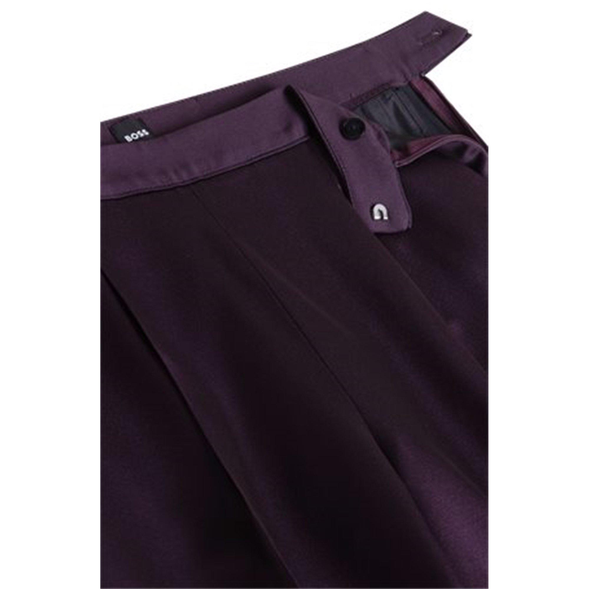 Open Purple 557 - Boss - Straight Leg Trousers - 2