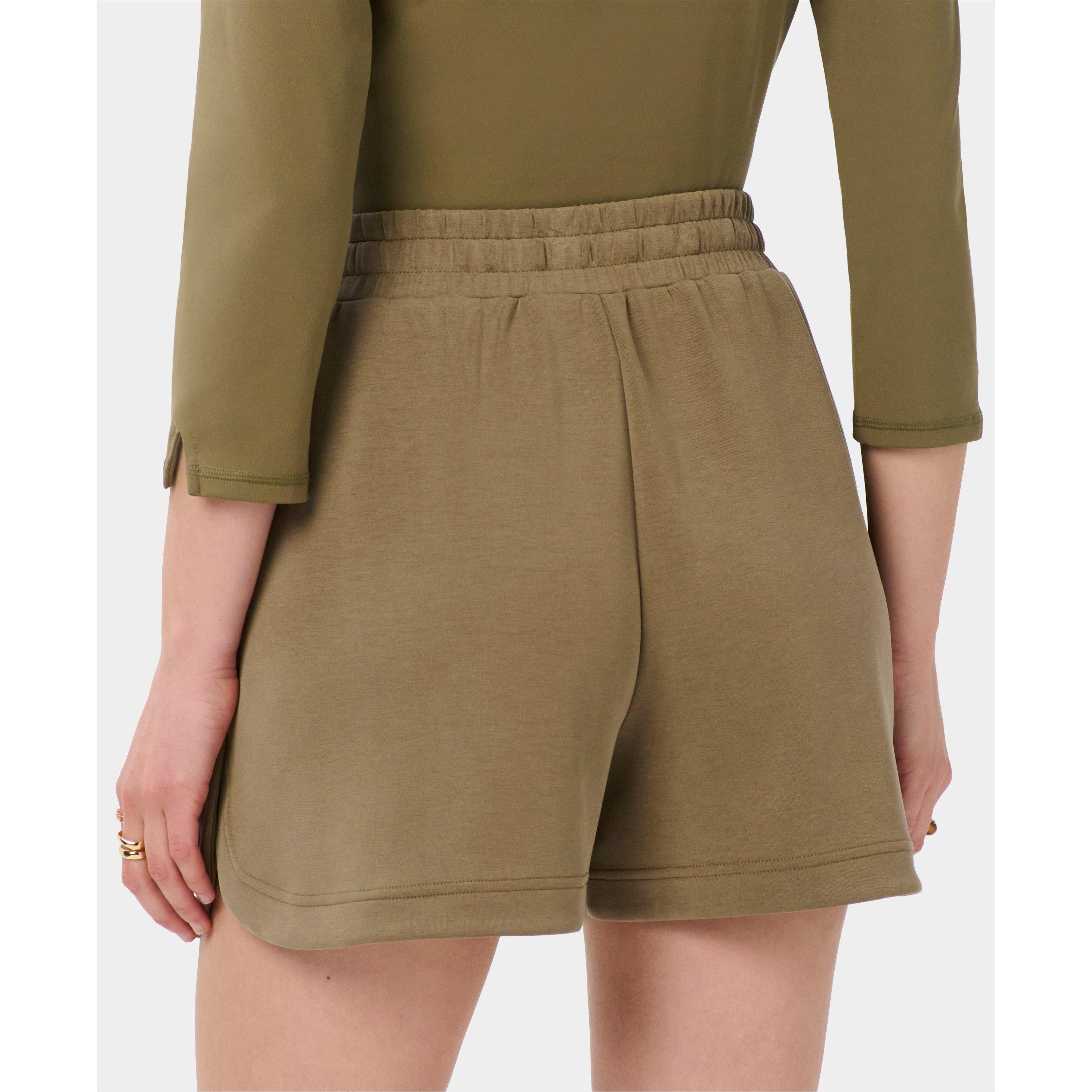 khaki brown - Sweaty Betty - Women's Fleece Jogger Shorts - 3