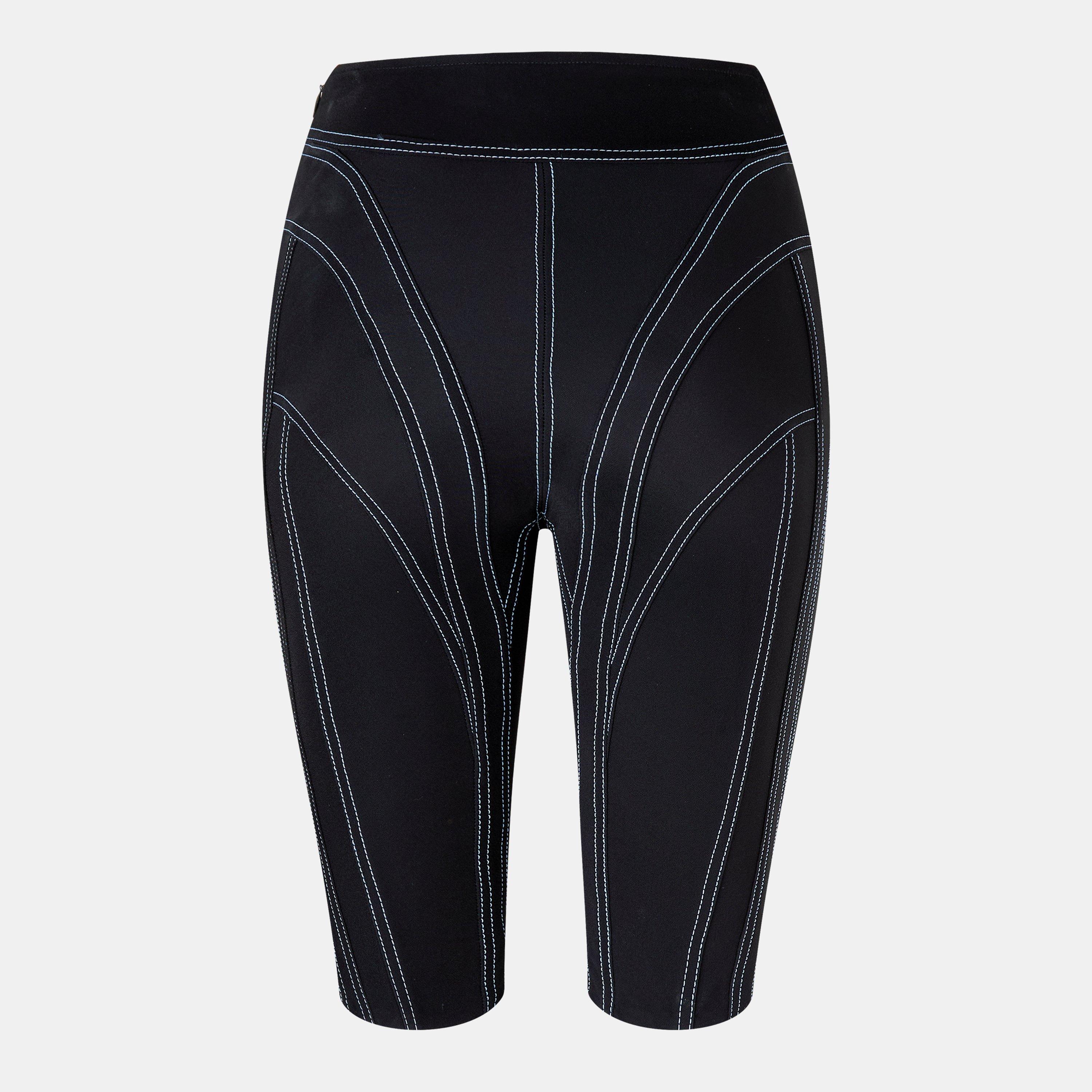 Black - Mugler - Women's Cycling Shorts - 2