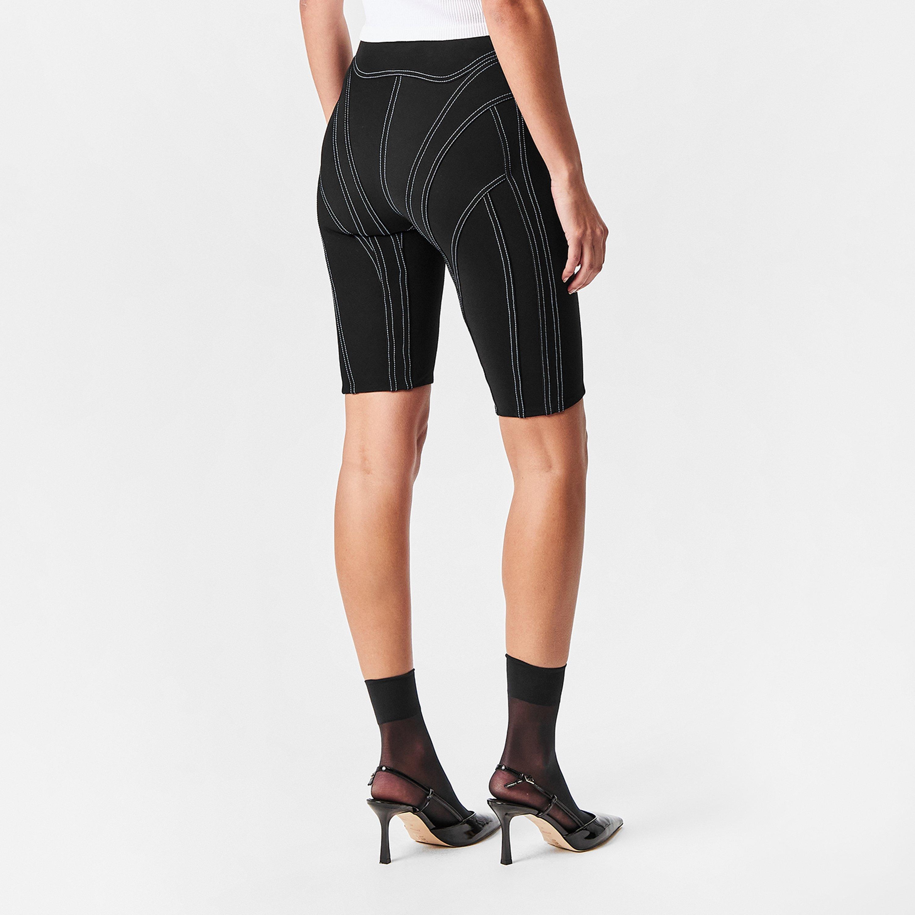 Black - Mugler - Women's Cycling Shorts - 4