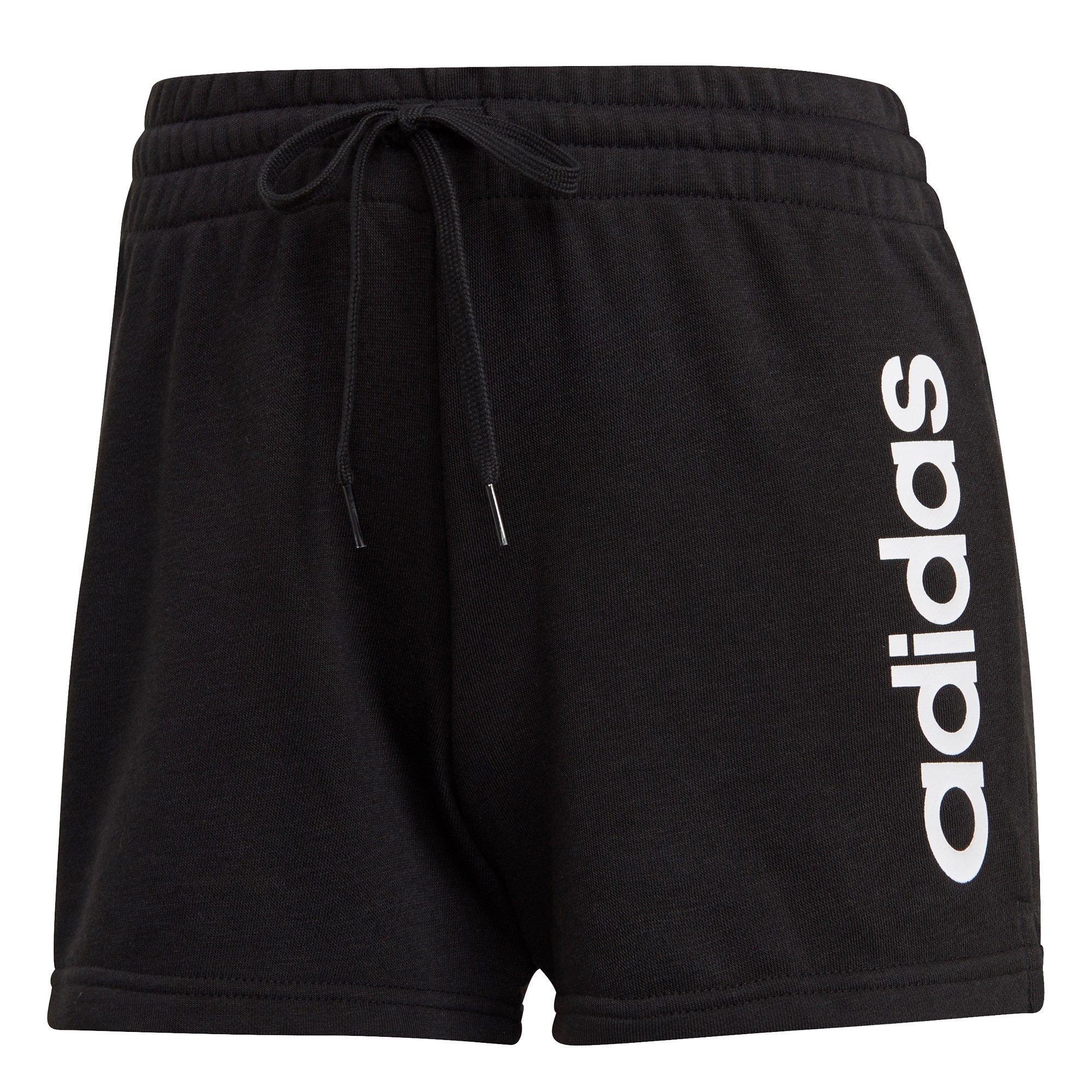 Black/White - adidas Originals - adidas Slim Leg Shorts Womens - 1