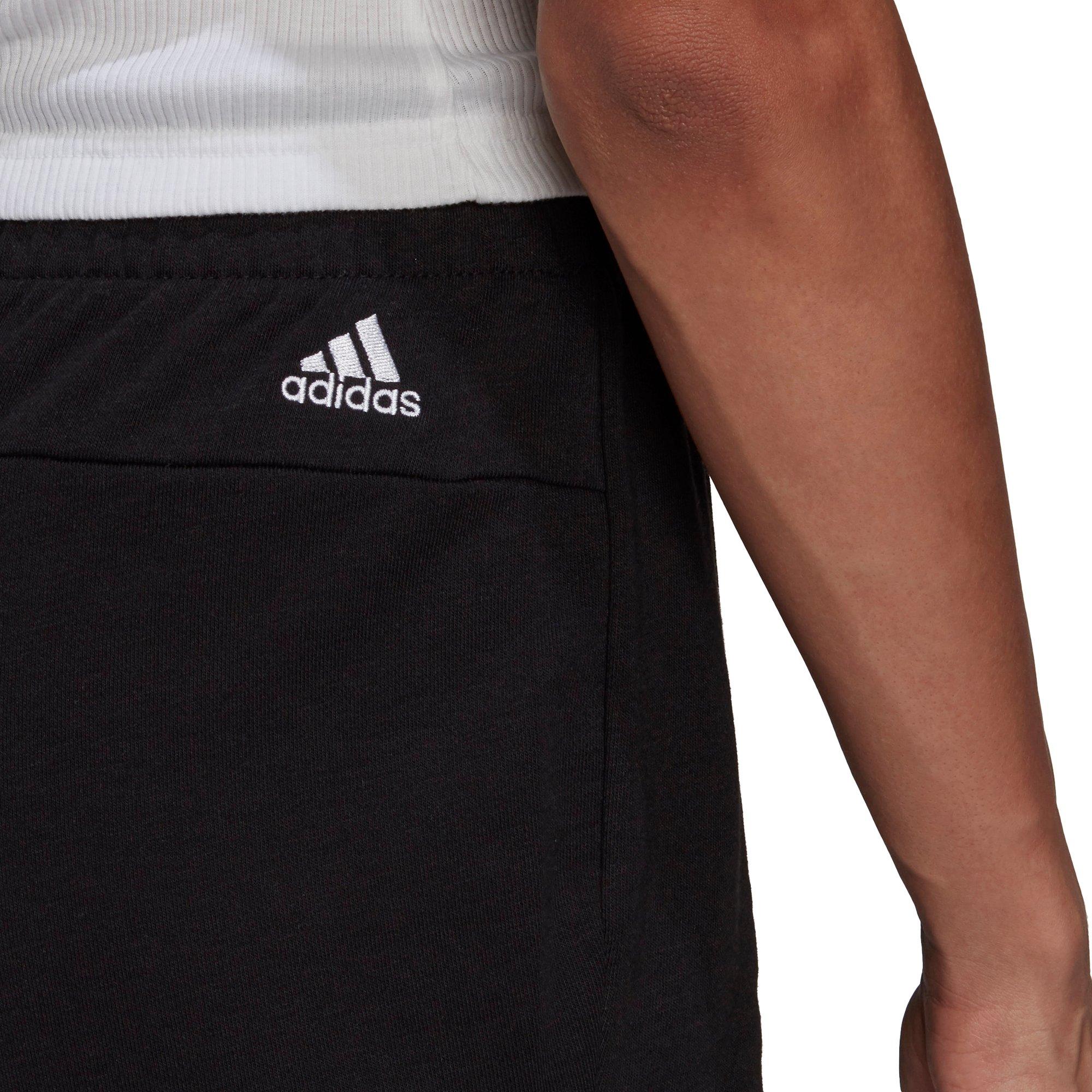 Black/White - adidas Originals - adidas Slim Leg Shorts Womens - 6