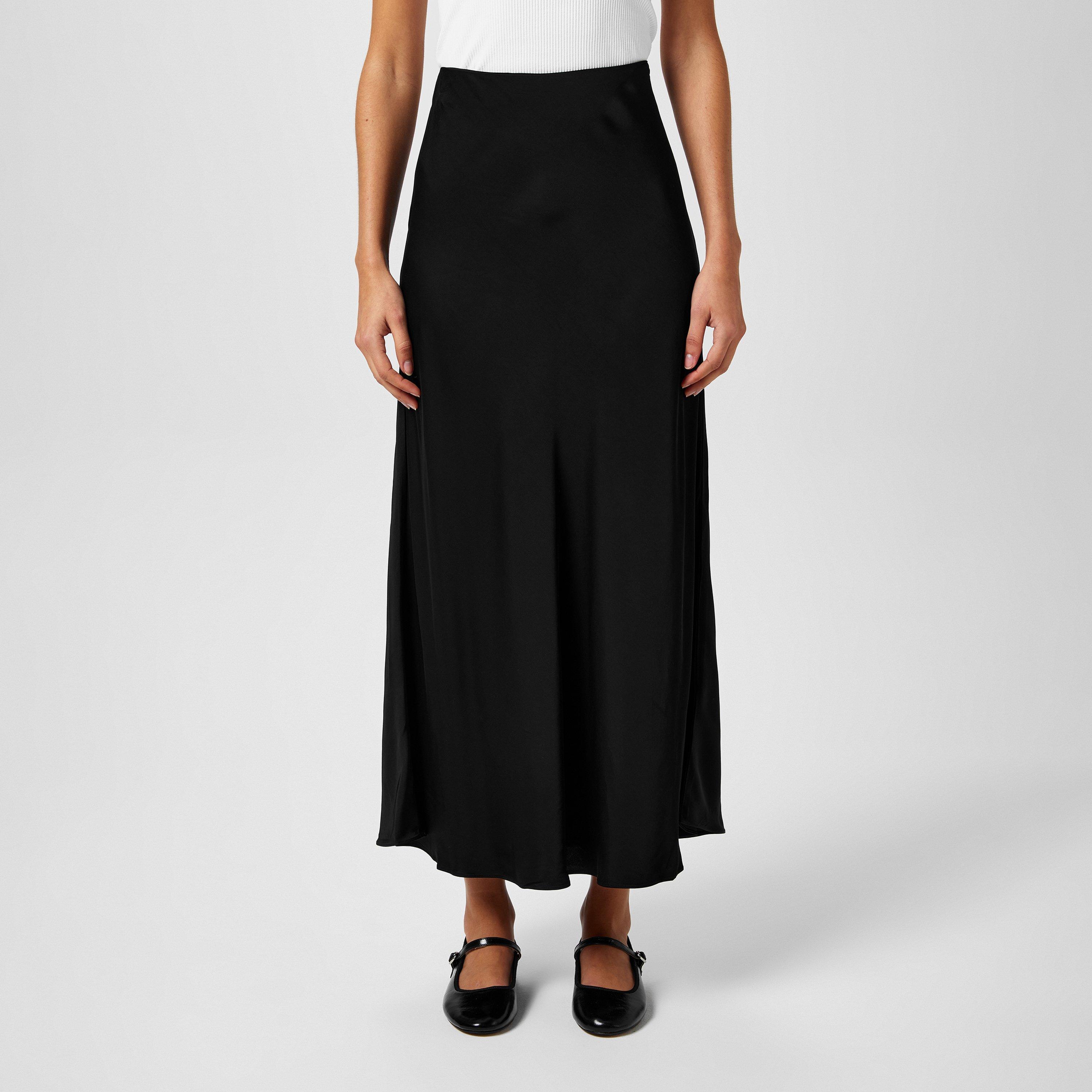 French Connection Women's Ennis Slip Maxi Skirt - Black - 8 (XS)