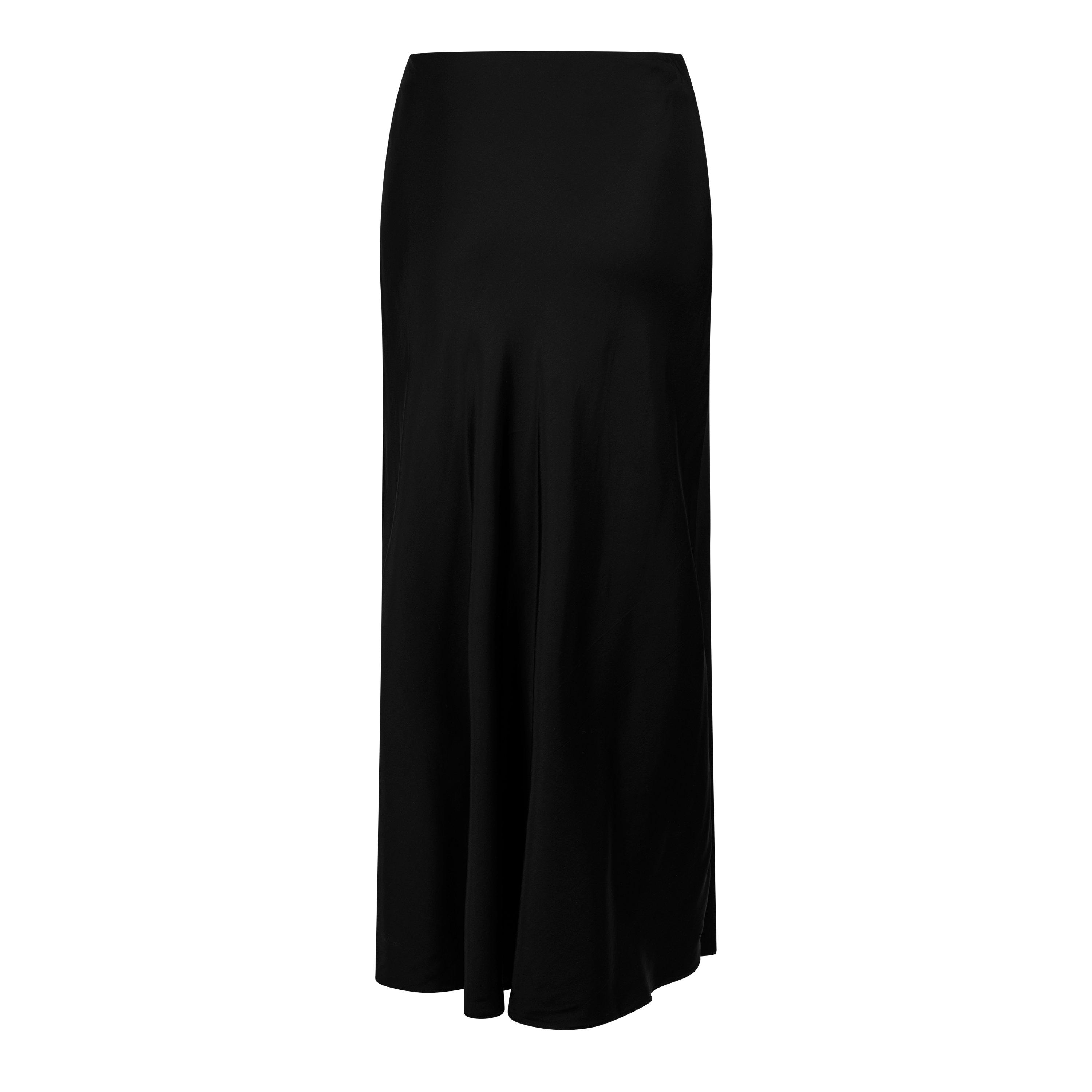 Black - French Connection - Women's Ennis Slip Maxi Skirt - 6