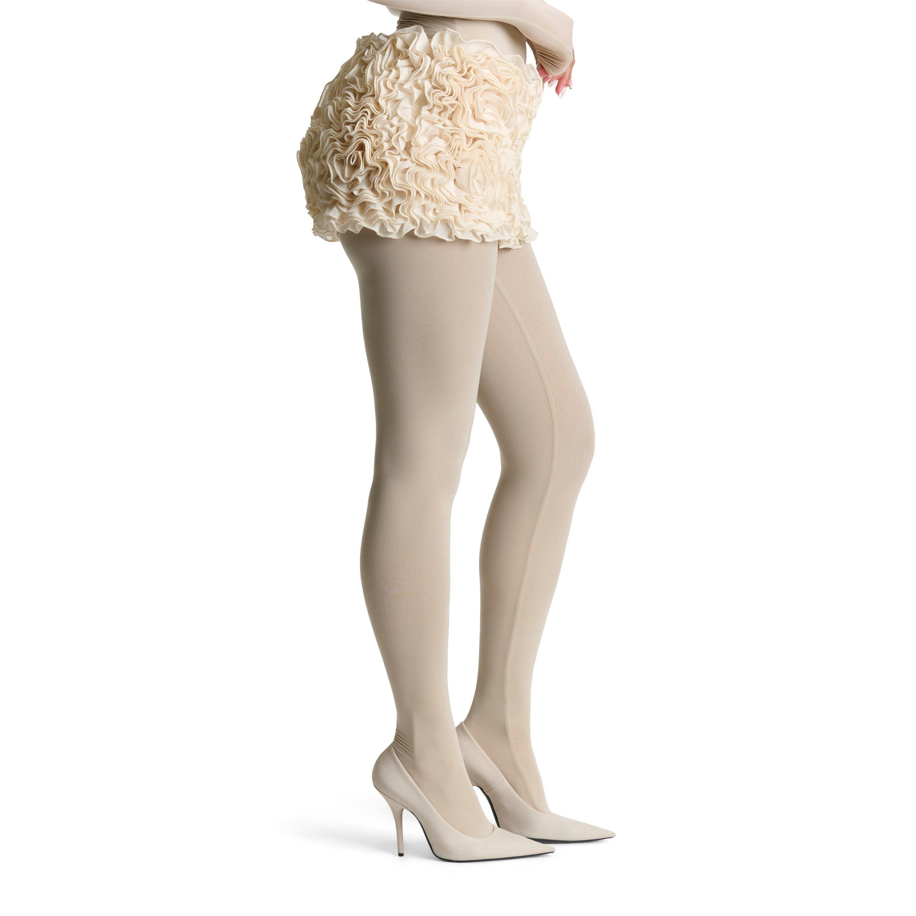 Cream - Naked Wardrobe - Roses Mini Skort - 2