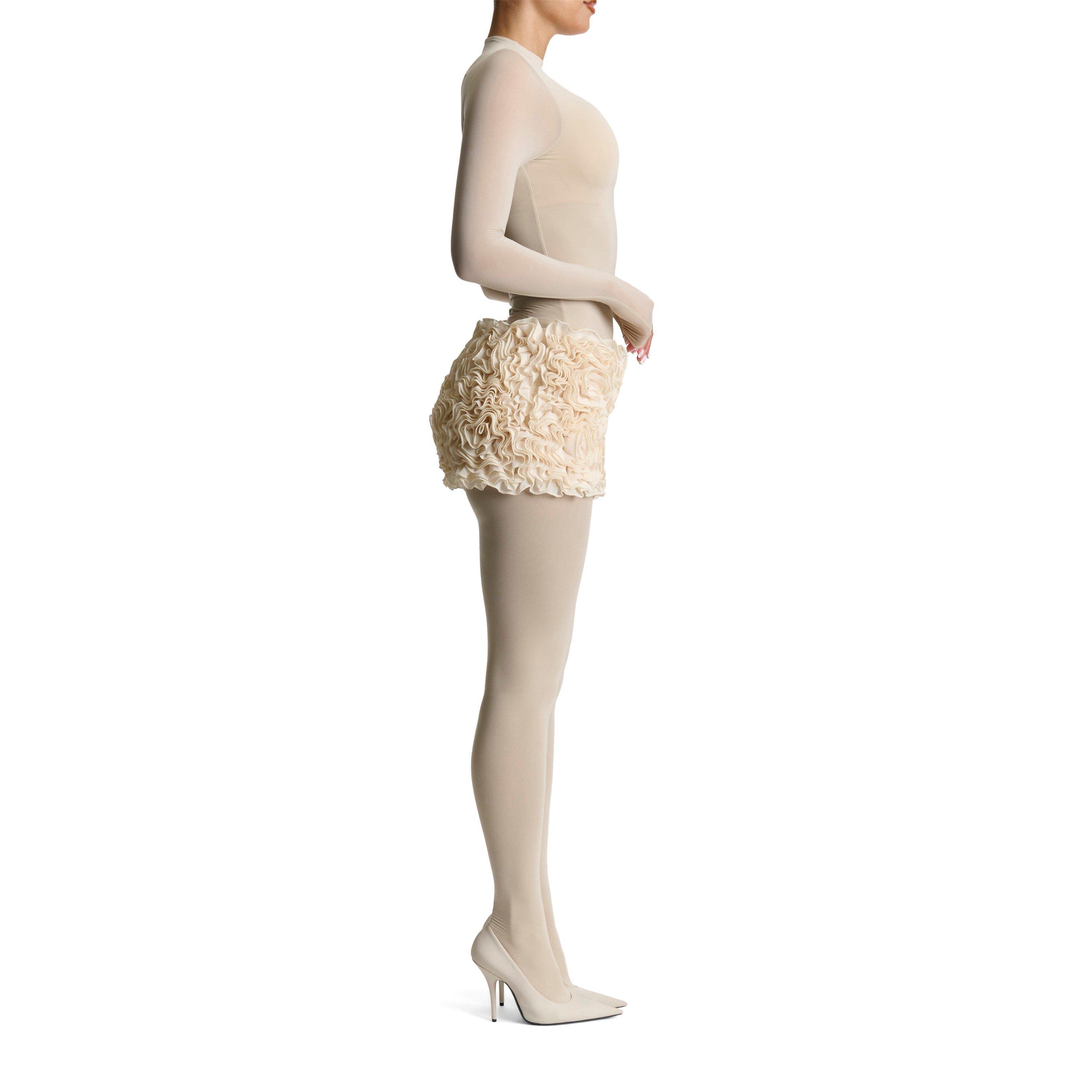 Cream - Naked Wardrobe - Roses Mini Skort - 6