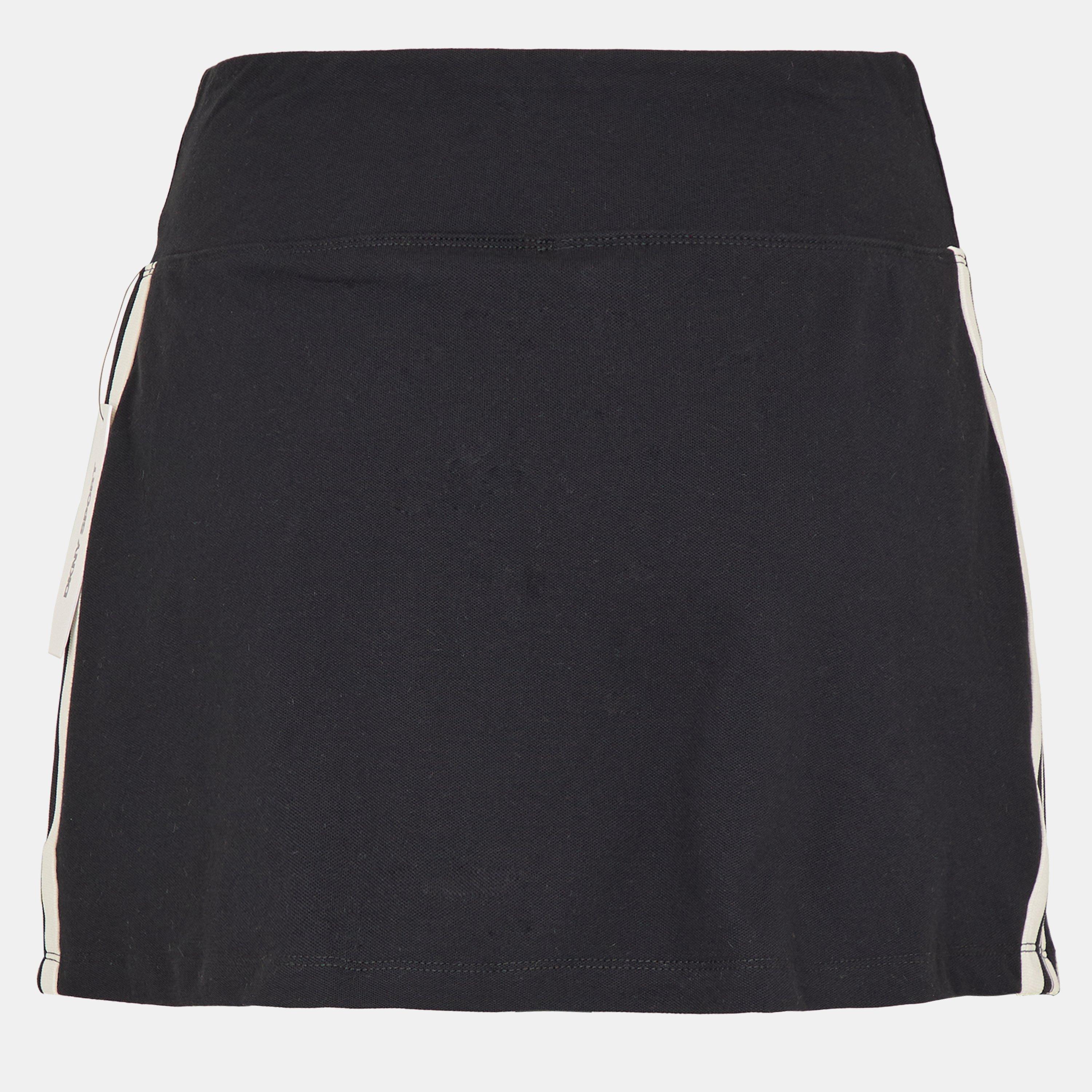 Black - DKNY - Stripe Skort - 2