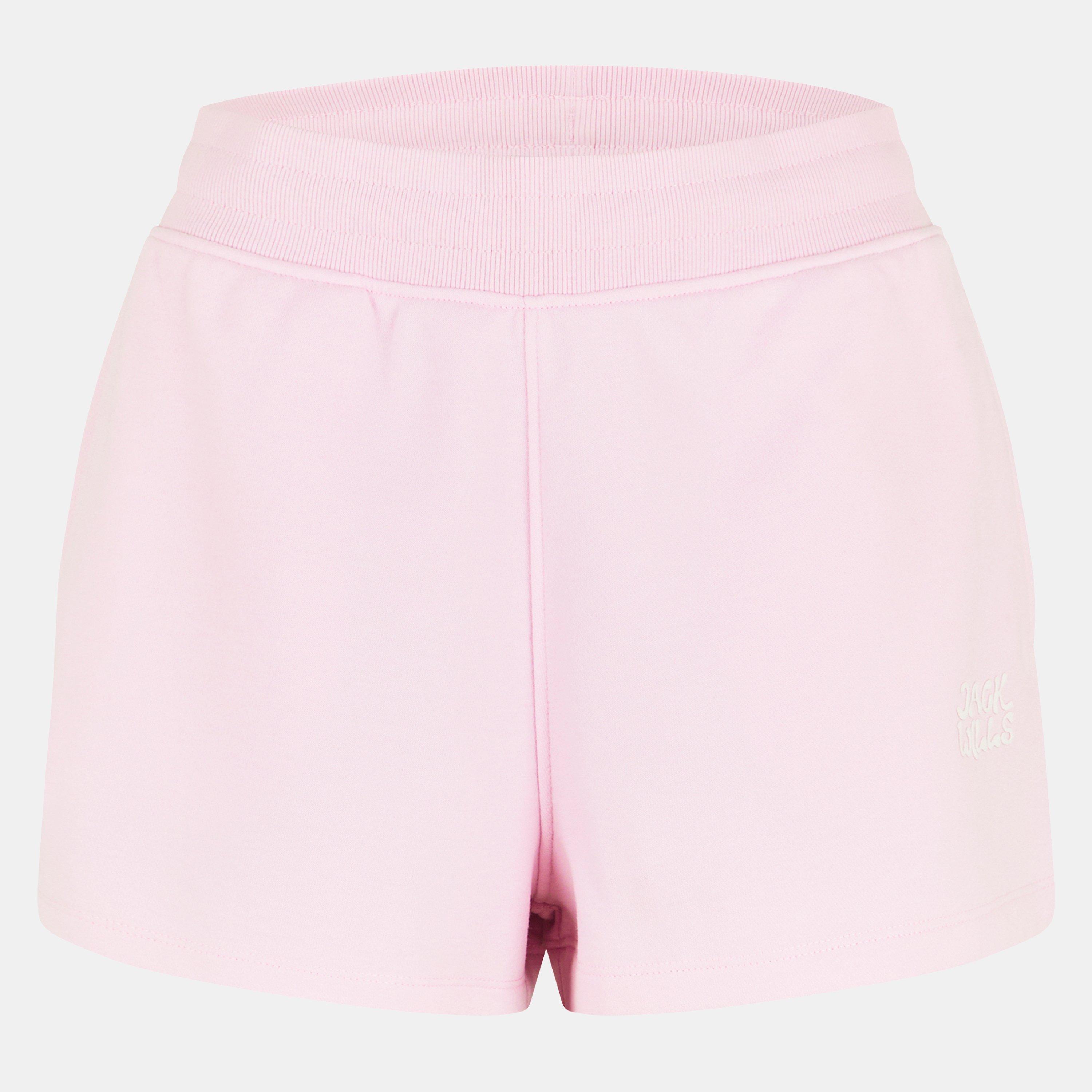 Jack Wills Women's Fleece Jogger Shorts - Pink - 6 (2XS)