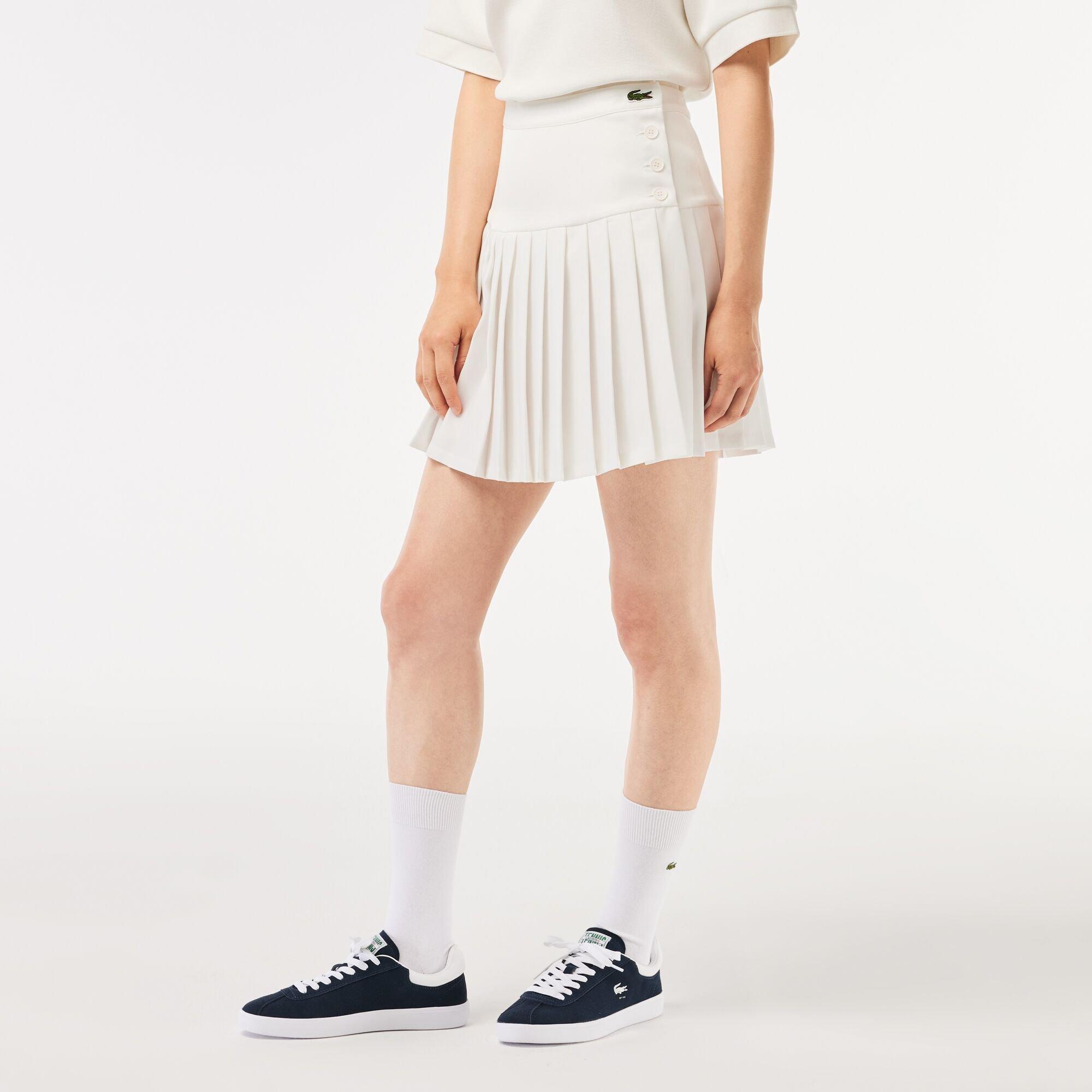 Lacoste Women's Flour Heritage Skirt - 10 (38)