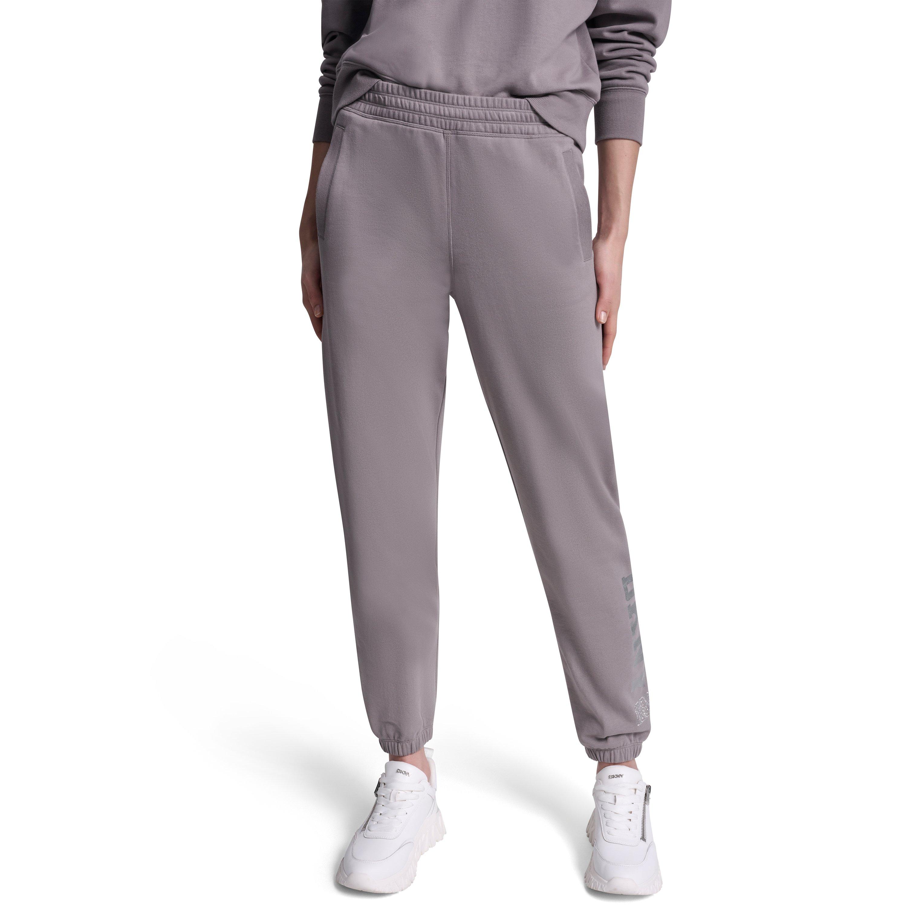 Dkny Women's Slim Fit Jogging Bottoms - Mushroom - 8 (XS)