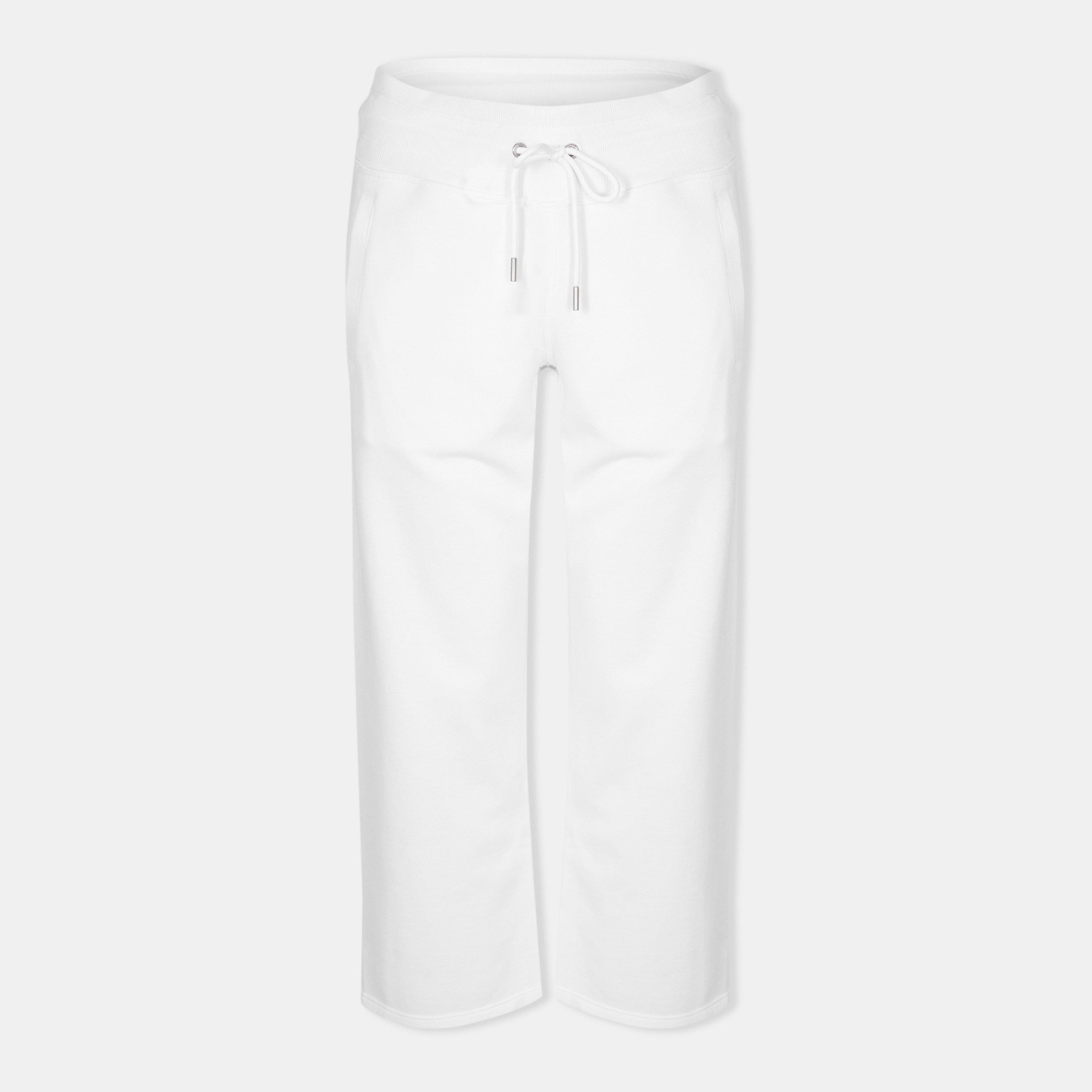White - DKNY - Women's 3/4 Cropped Joggers - 1