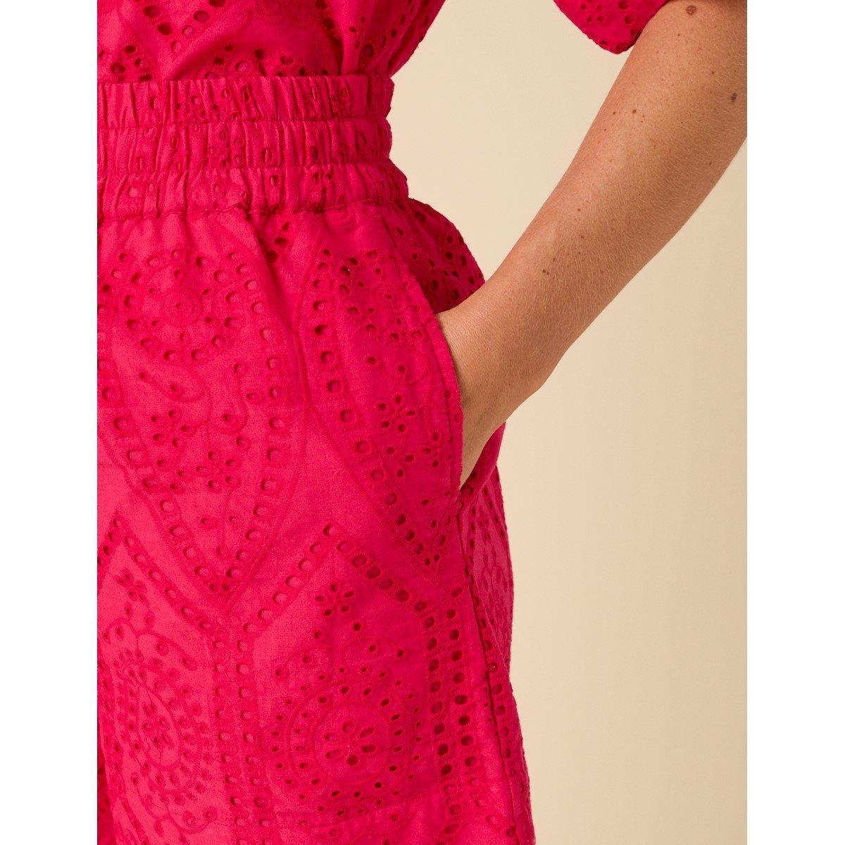 Pink - Nobodys Child - Women's Jen Woven Tracksuit Shorts - 3