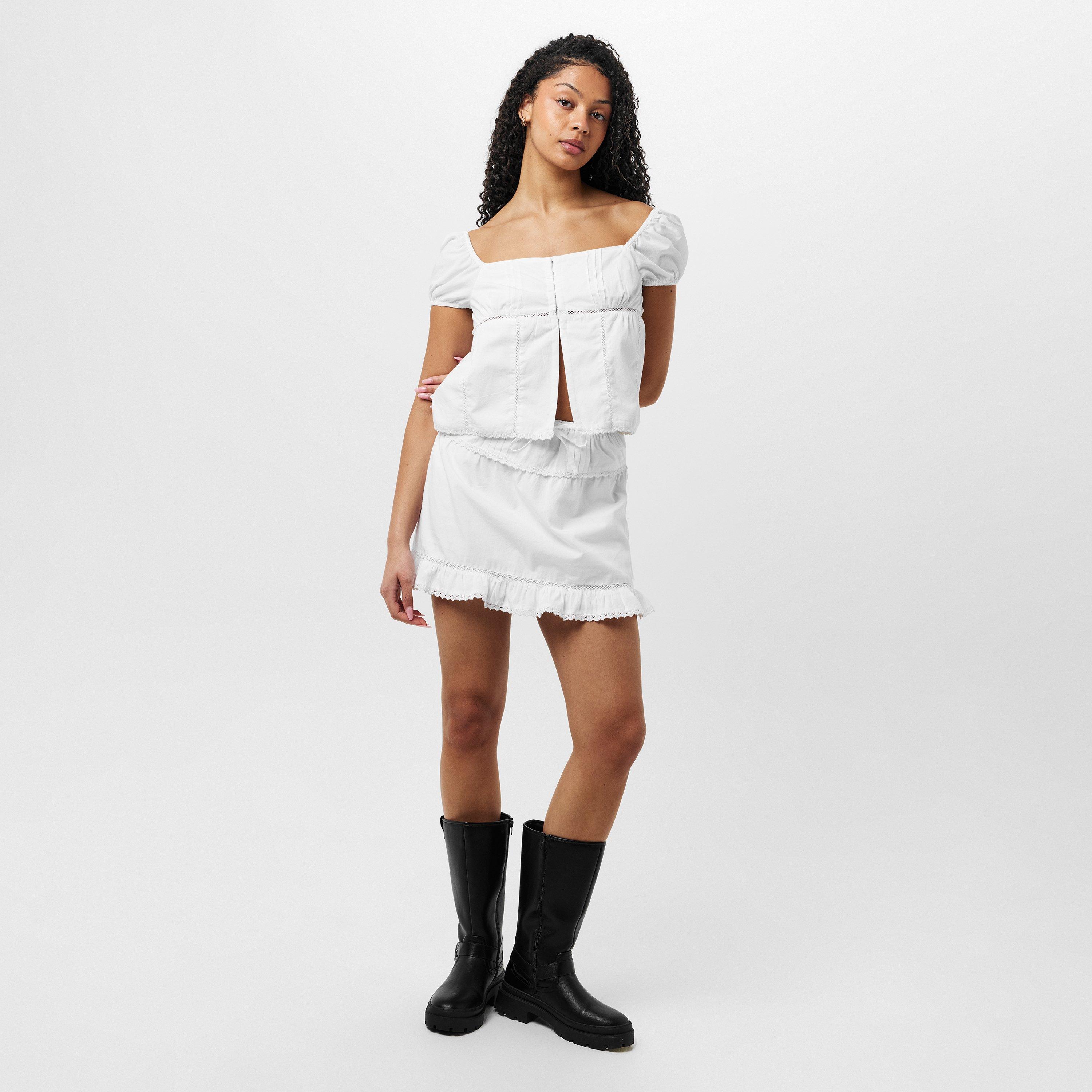 Bright White - Jack Wills - Tie Front Top - 6