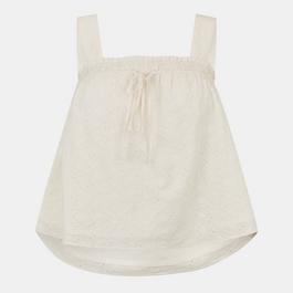 Jack Wills Broderie Shirred Top