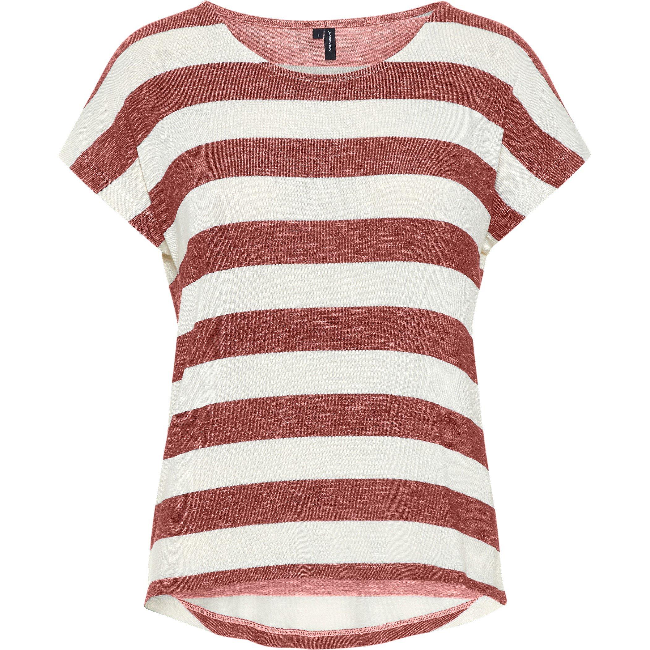 Marsala - Vero Moda - VM Wide Stripe T-Shirt - 5