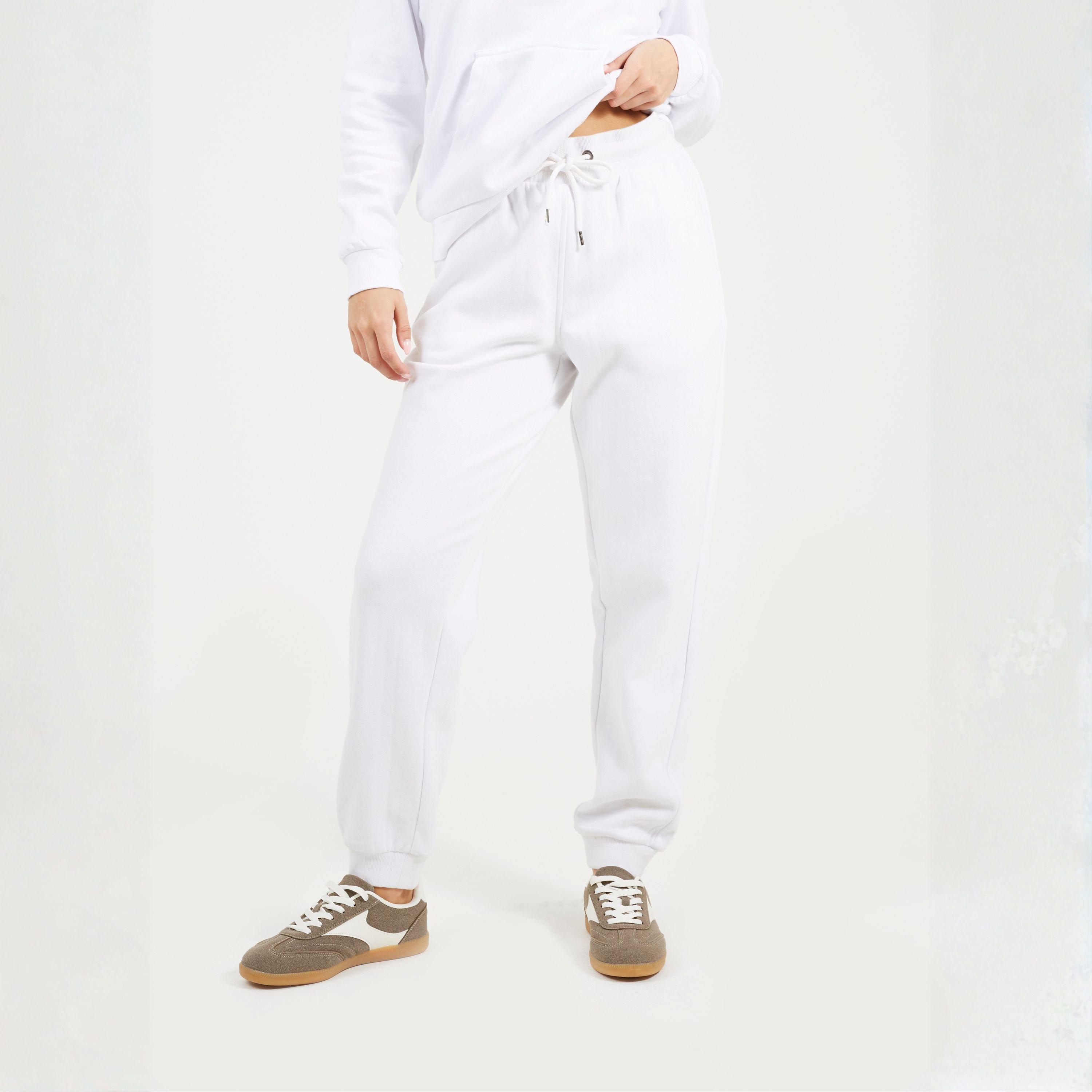 White - Brave Soul - Womens Classic Style Joggers - 1