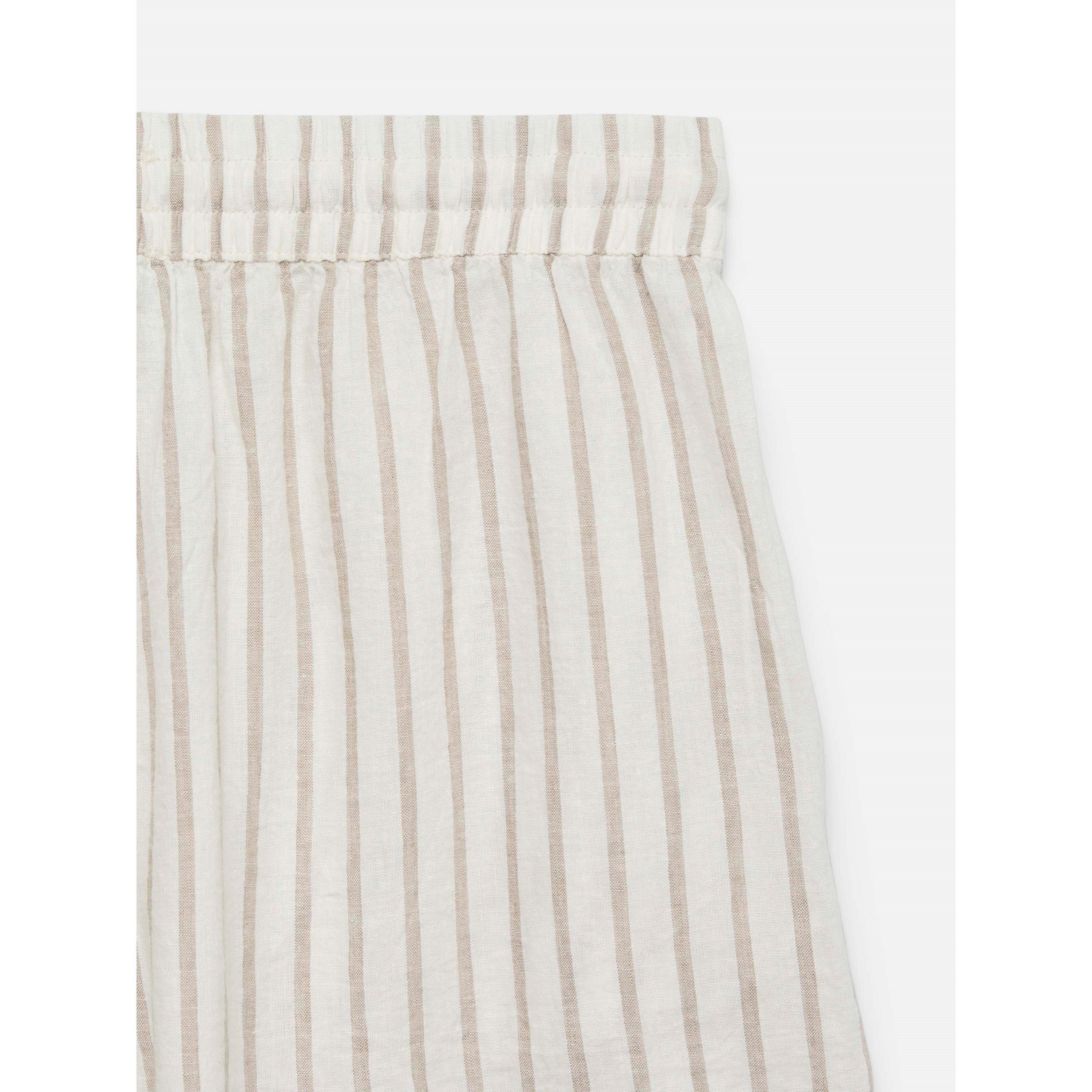 Snow Wh/Stripes - Vero Moda - Women's Linn Woven Tracksuit Shorts - 2