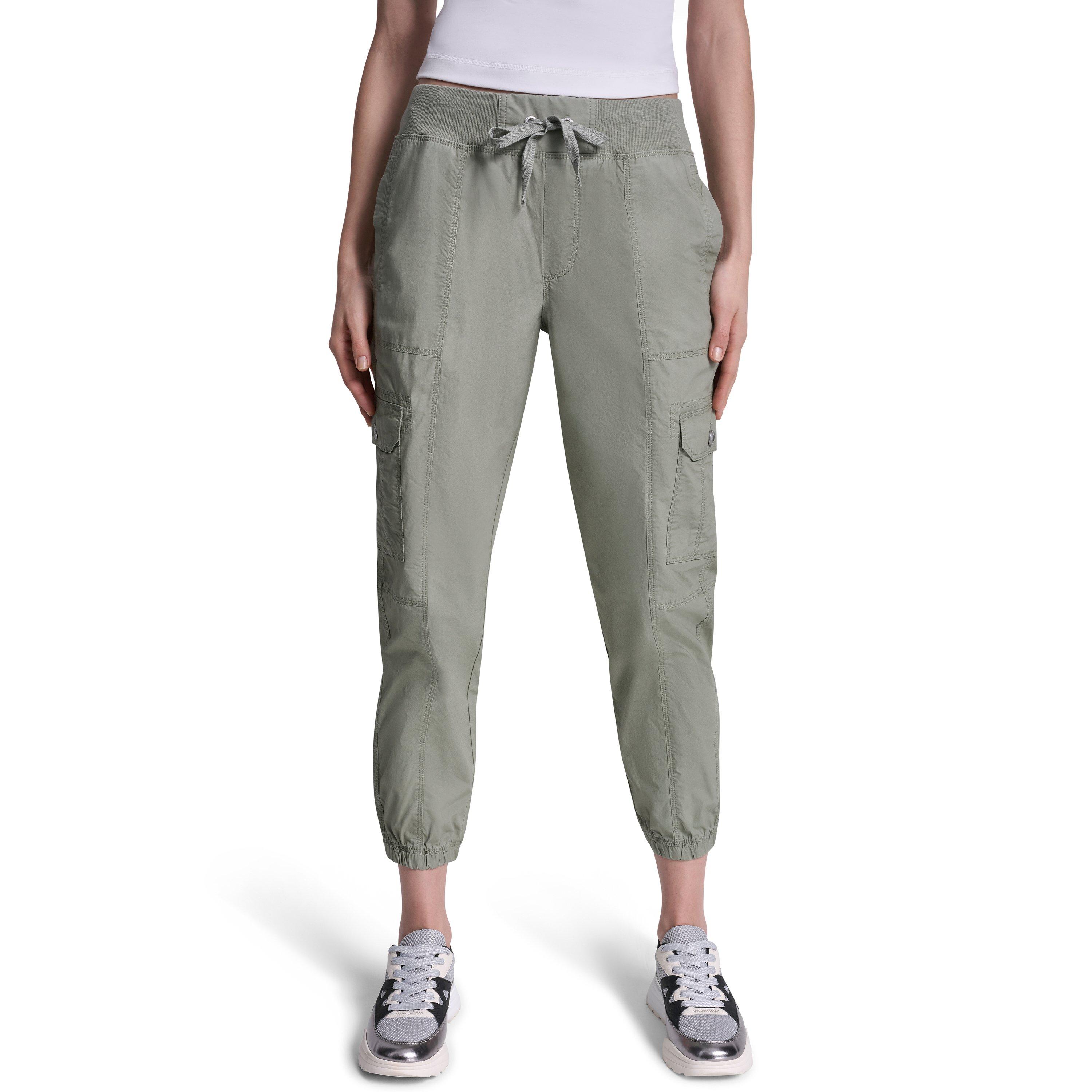 Dkny Women's Slim Fit Jogging Bottoms - Bay Leaf - 14 (L)
