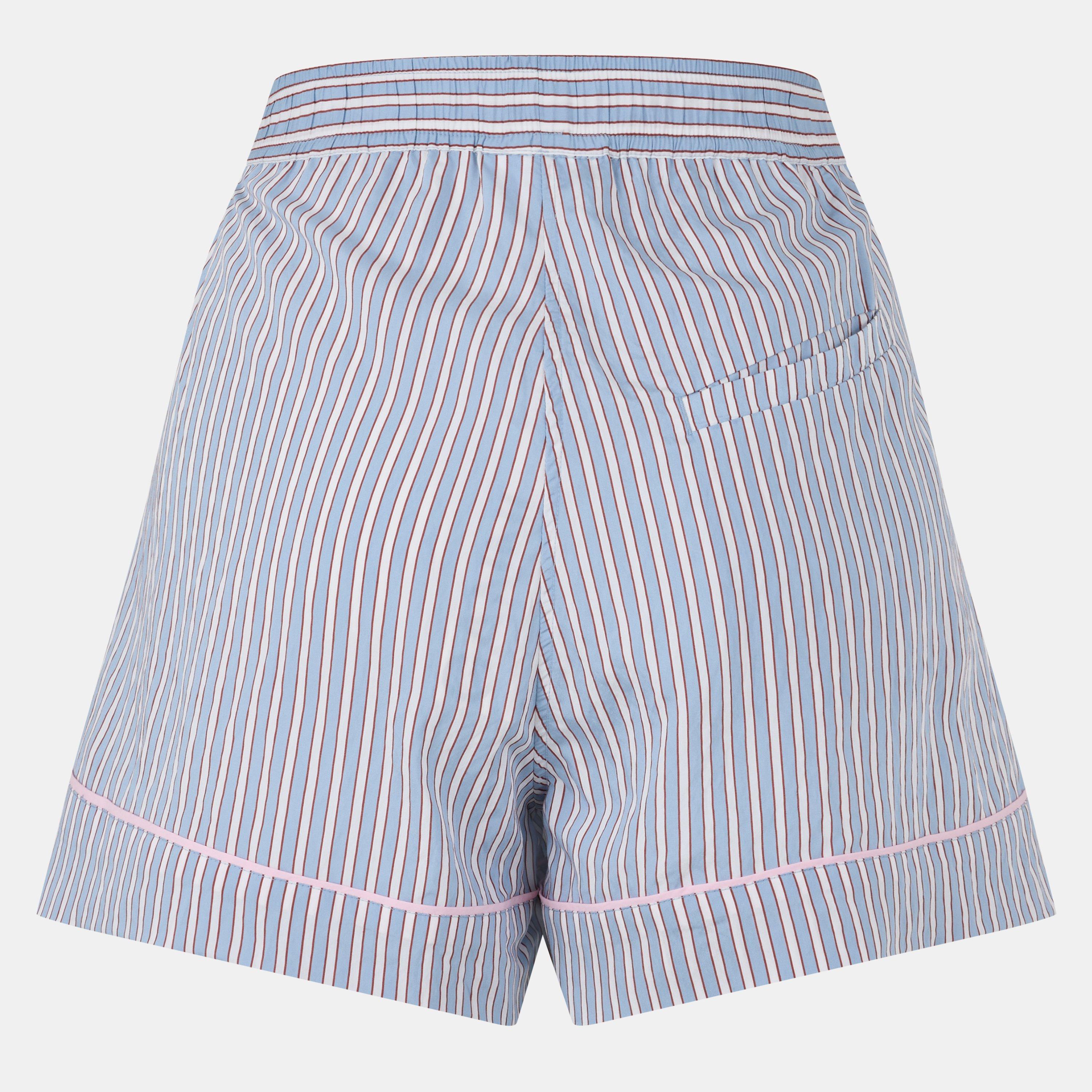 Soft Chambray - Ganni - Striped Shorts - 2