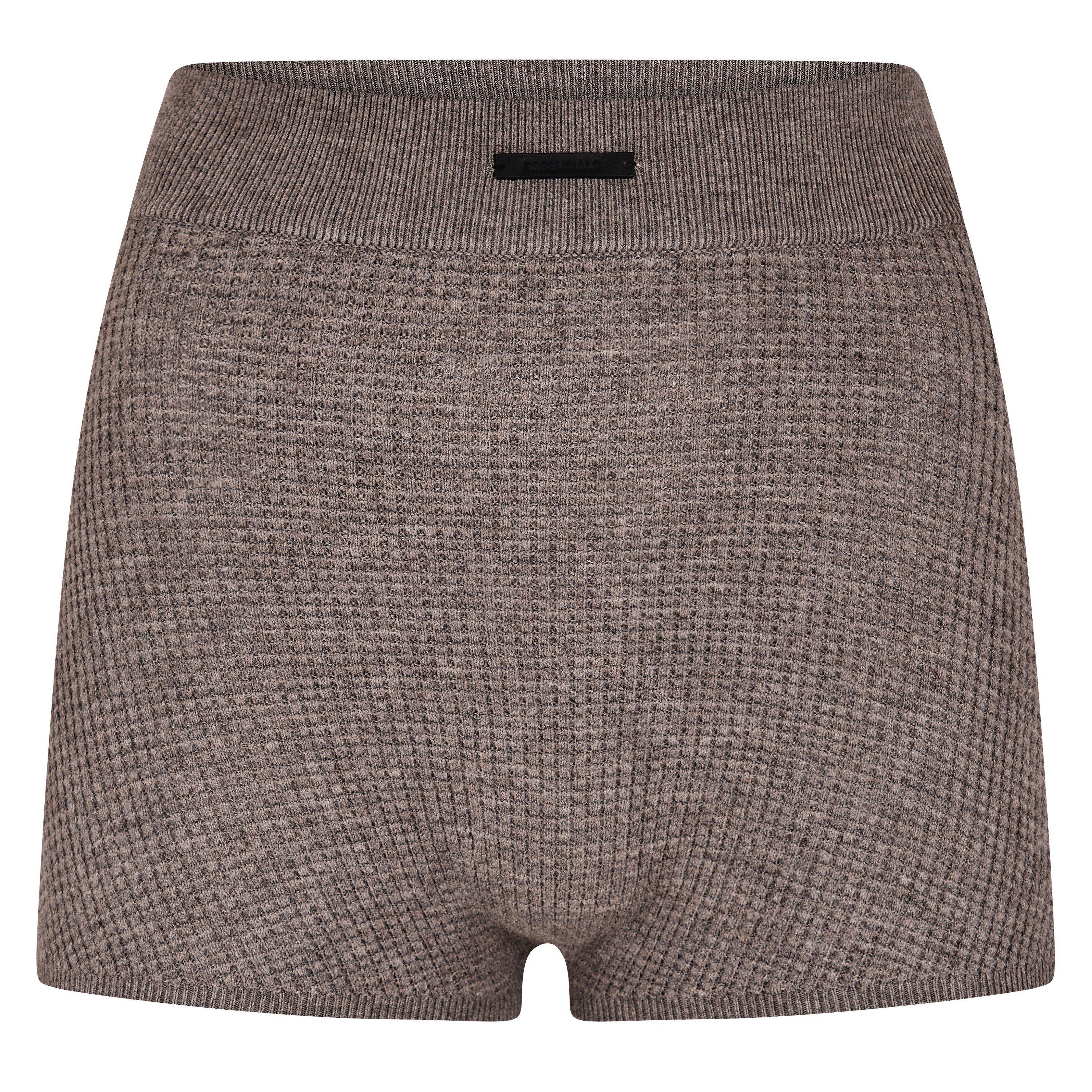 Fear Of God Essentials Women's Waffle Fleece Jogger Shorts - Homestead - 8 (XS)