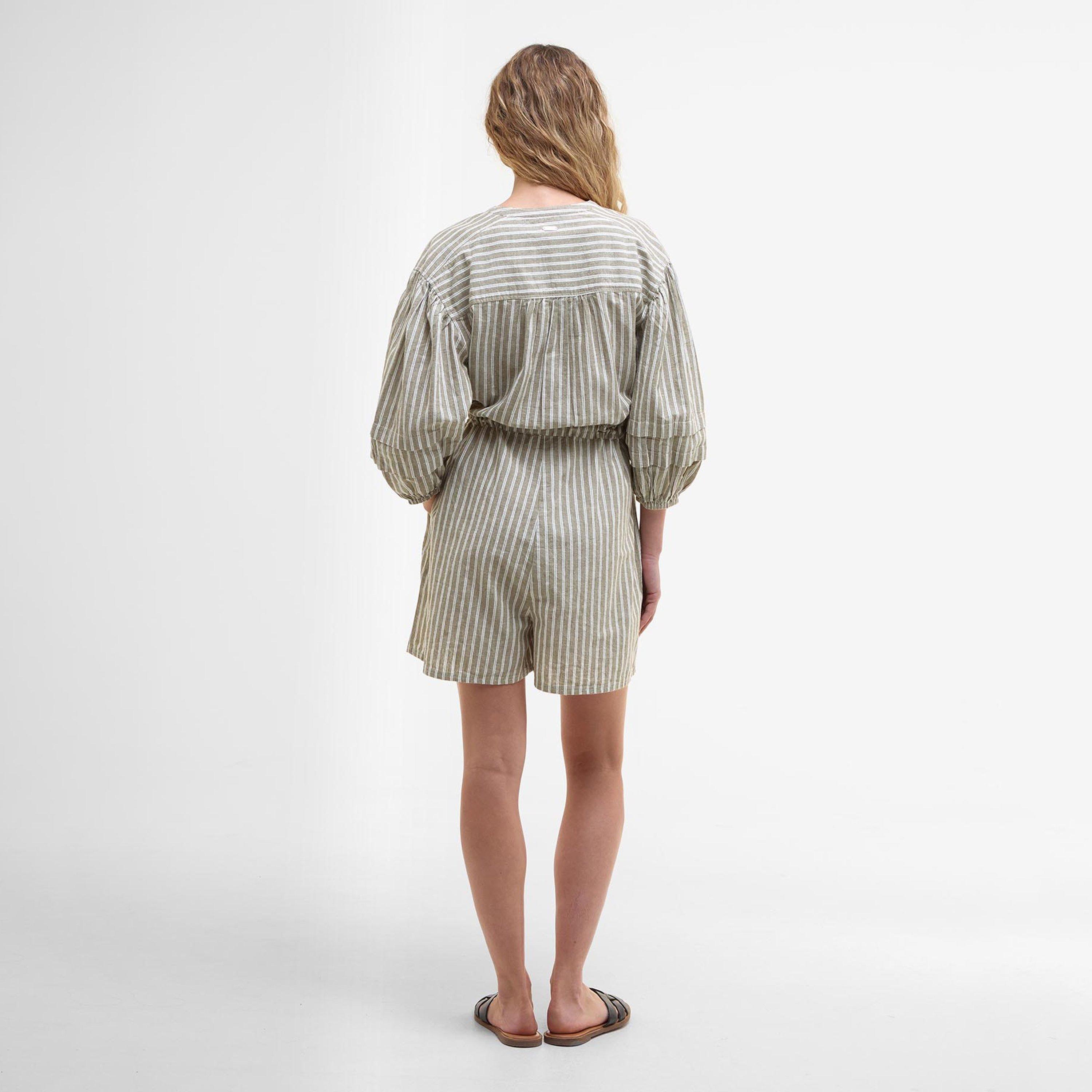 Dusky Green St - Barbour - Women's Bobby Playsuit - 3