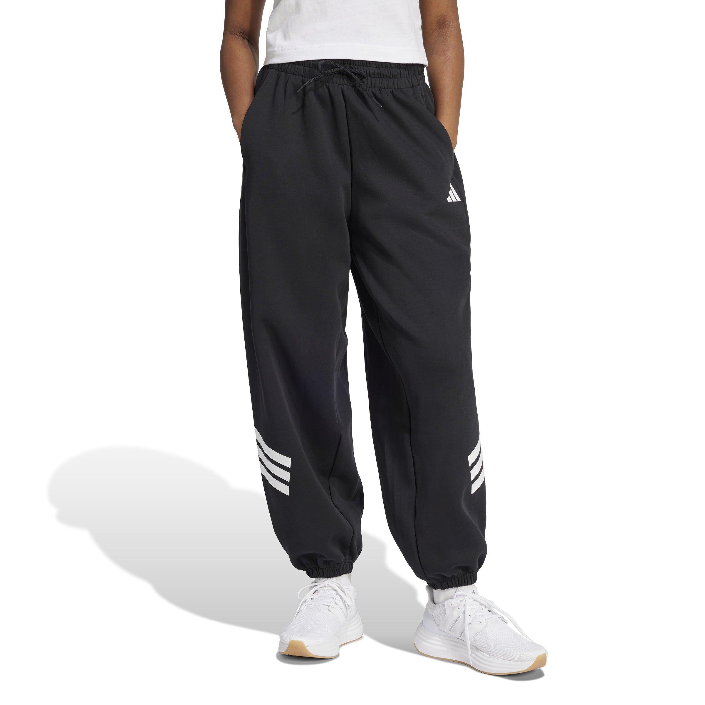 Black - adidas - Future Icons 3-Stripes Womens Lifestyle Parachute Pants - 2