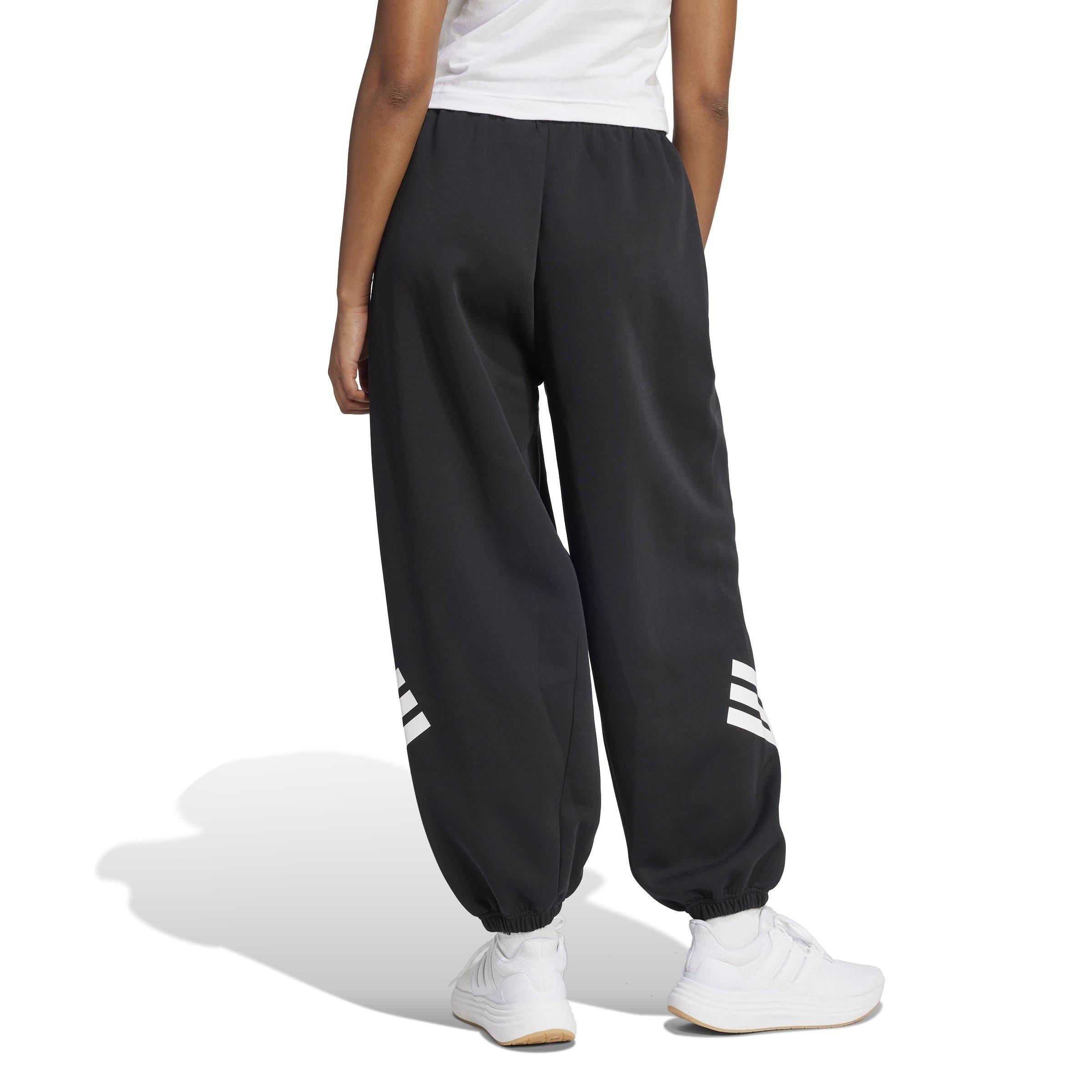 Black - adidas - Future Icons 3-Stripes Womens Lifestyle Parachute Pants - 3